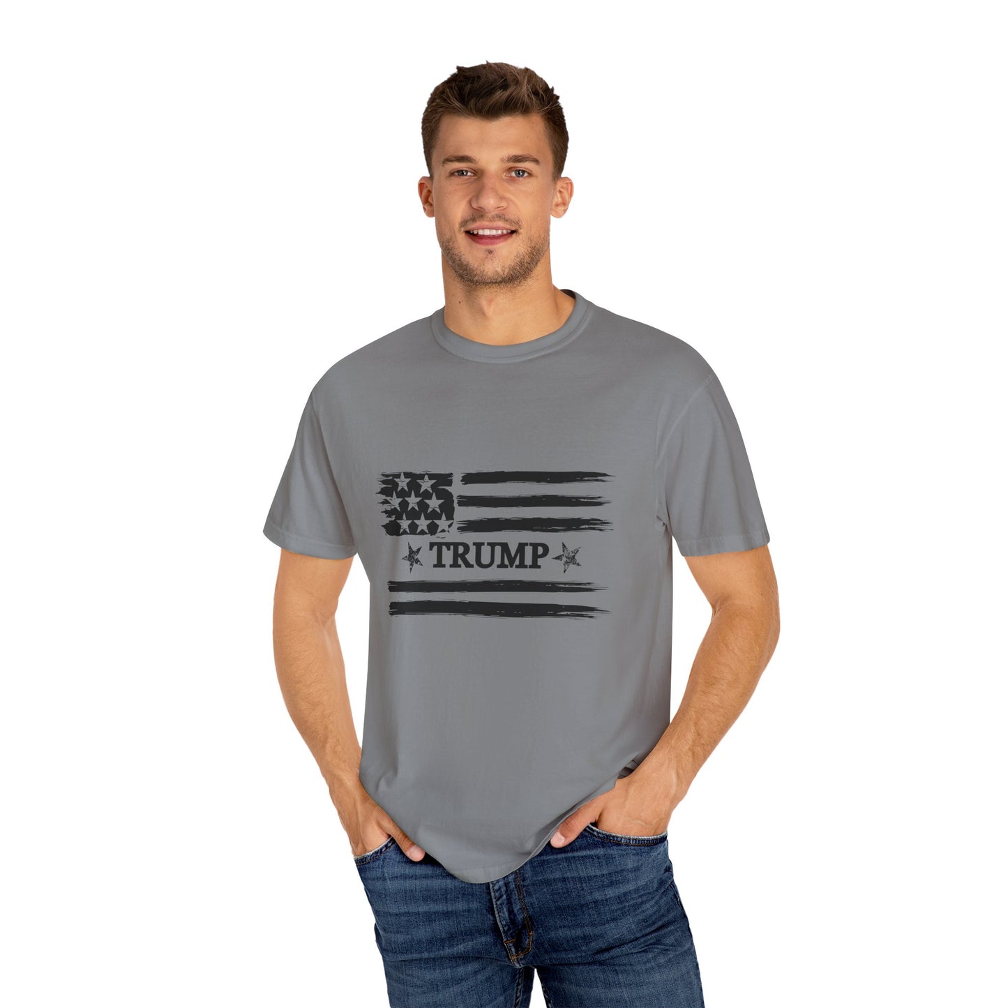 TRUMP FLAG - Unisex Garment-Dyed T-shirt