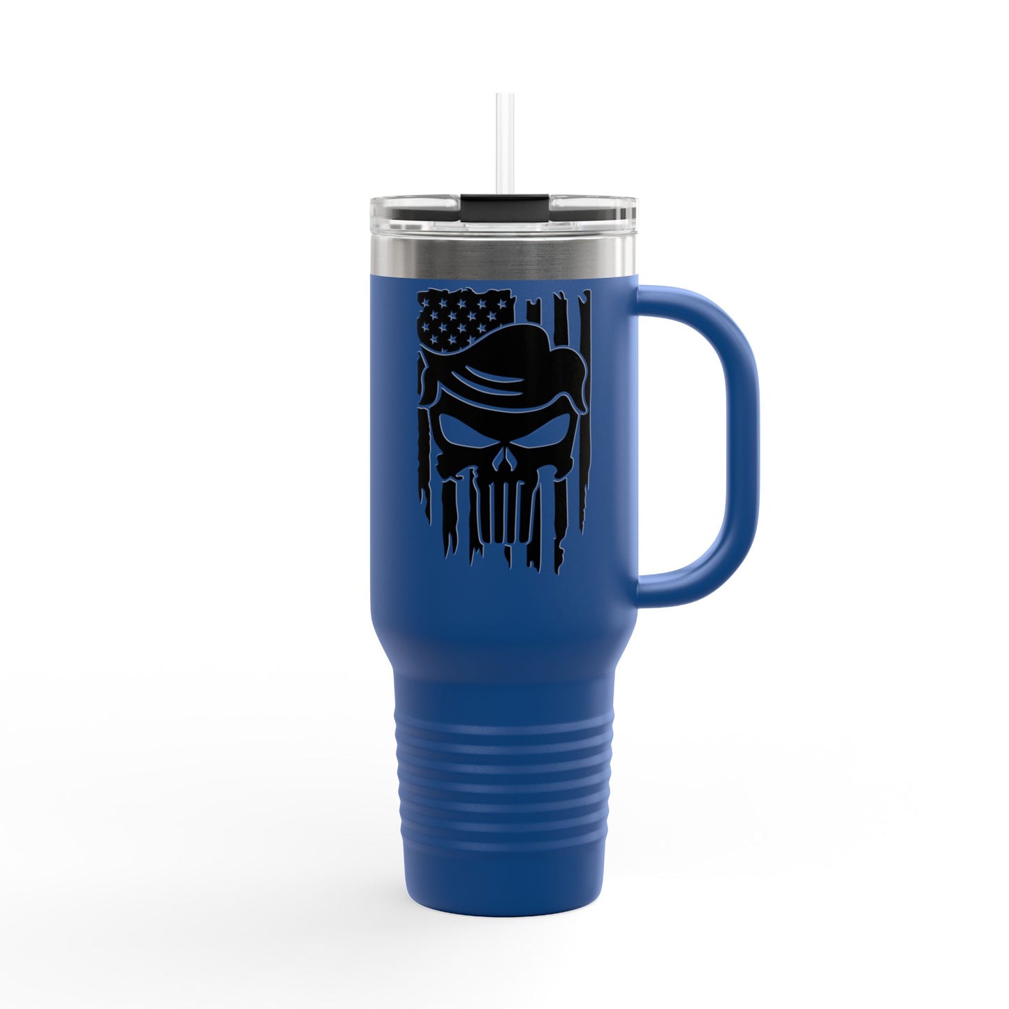 Trump The Patriot Skull Design - Insulated Travel Mug - 40oz Thermal Beverage Cup for Outdoor Adventures