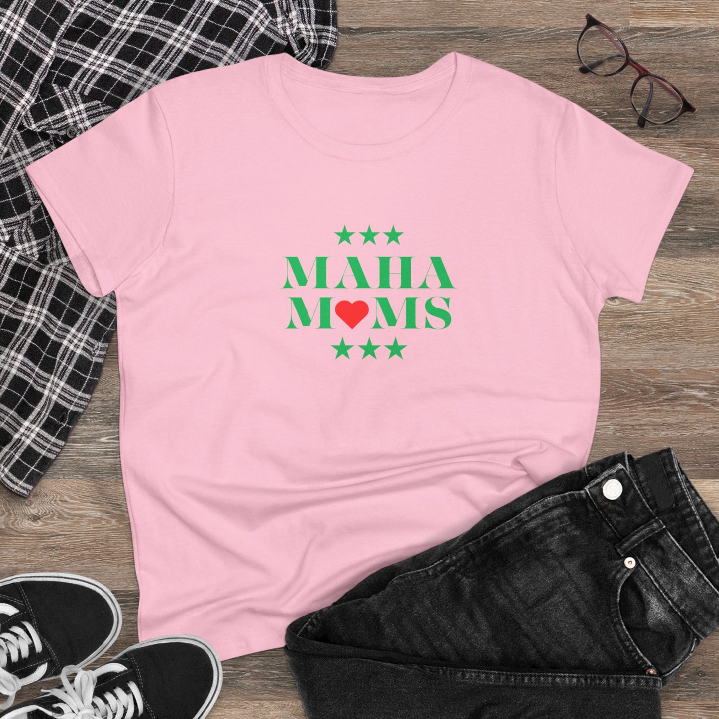 MAHA Moms (Make America Health Again) Cotton Tee - Perfect Gift for Mothers, Casual Wear, Mother's Day, Family Gatherings, Soft Cotton Top