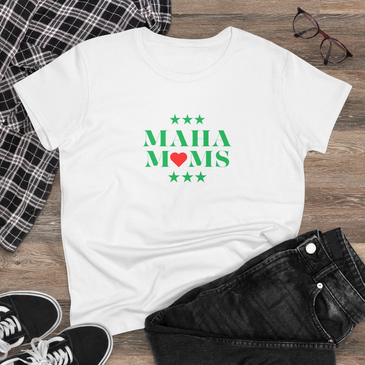 MAHA Moms (Make America Health Again) Cotton Tee - Perfect Gift for Mothers, Casual Wear, Mother's Day, Family Gatherings, Soft Cotton Top