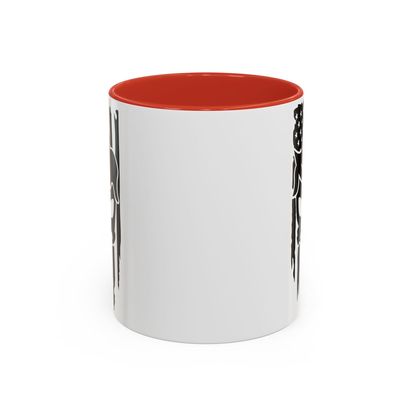 Patriotic Skull Coffee Mug - 11oz & 15oz Black-Handled Cups