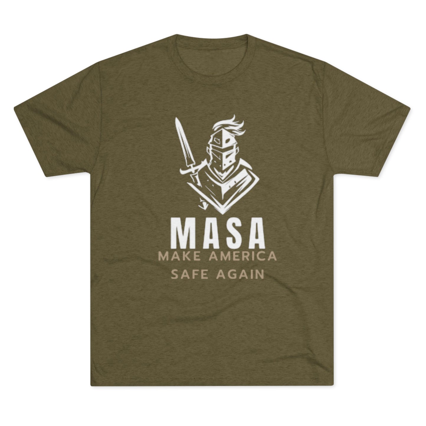 MASA KNIGHT Unisex Tee - Bold Graphic Tee, Unique Statement Shirt, Perfect for Casual Outings, Gifts, Political Events, Everyday Wear