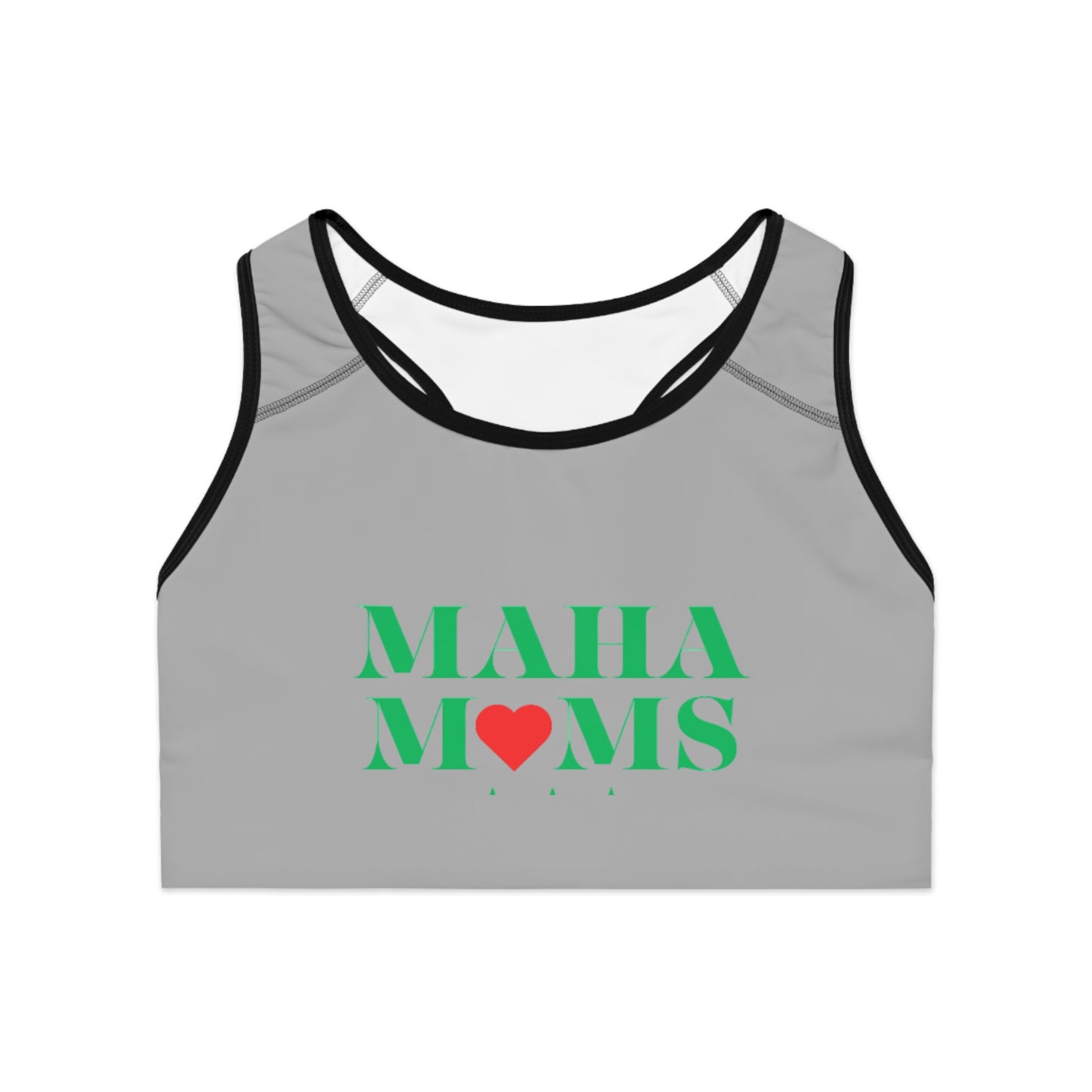MAHA MOMS - Chic Sports Bra | Stylish Athletic Wear, Gift for Fitness Enthusiasts, Comfortable Activewear, Workout Essential, Mother's Day Gift
