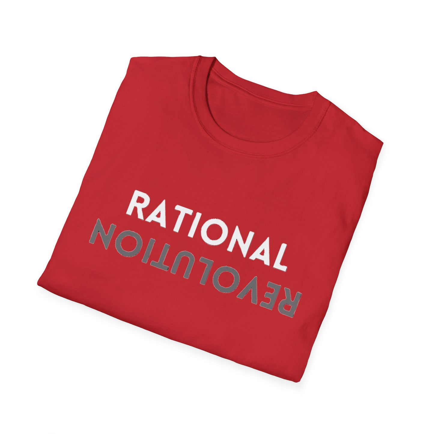 RATIONAL REVOLUTION (The Common Sense Evolution) Unisex Softstyle T-Shirt