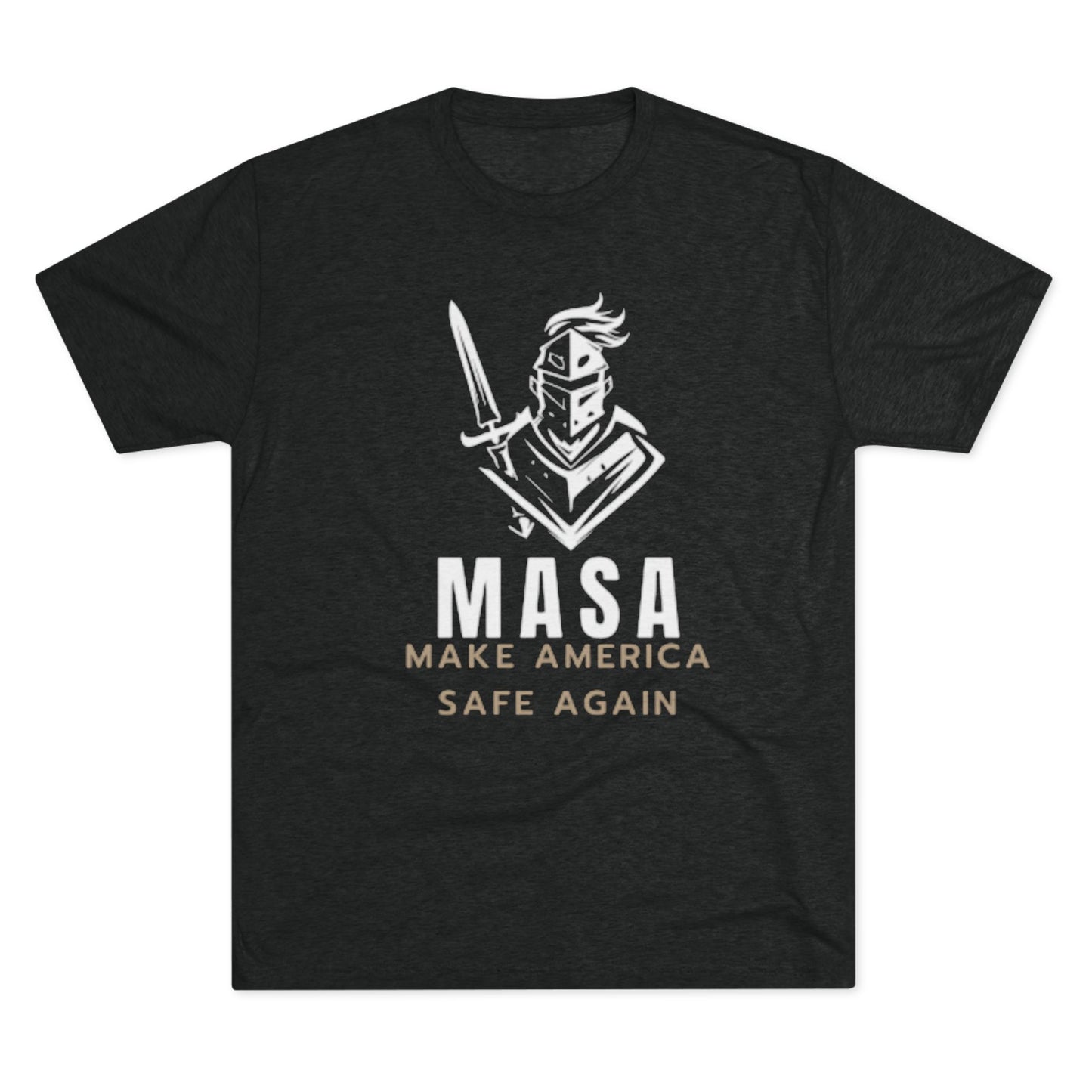 MASA KNIGHT Unisex Tee - Bold Graphic Tee, Unique Statement Shirt, Perfect for Casual Outings, Gifts, Political Events, Everyday Wear