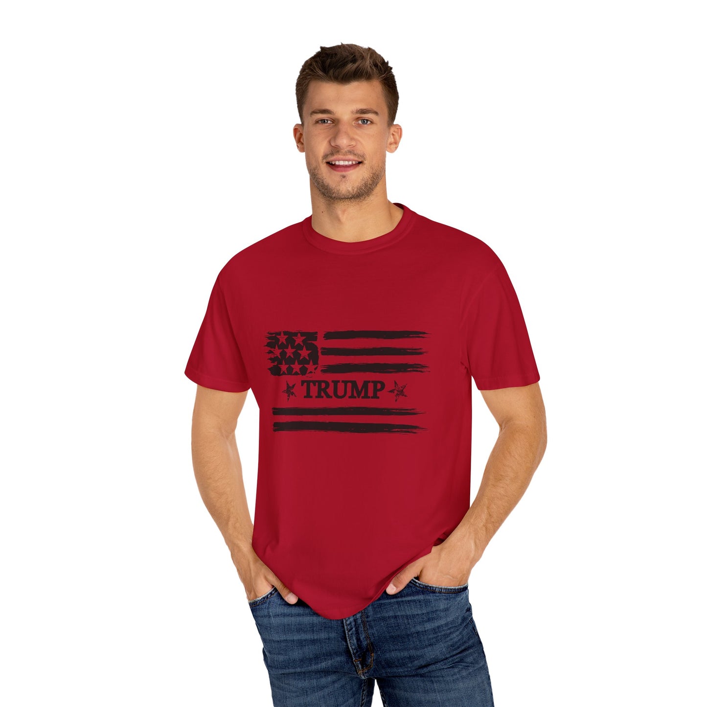 TRUMP FLAG - Unisex Garment-Dyed T-shirt