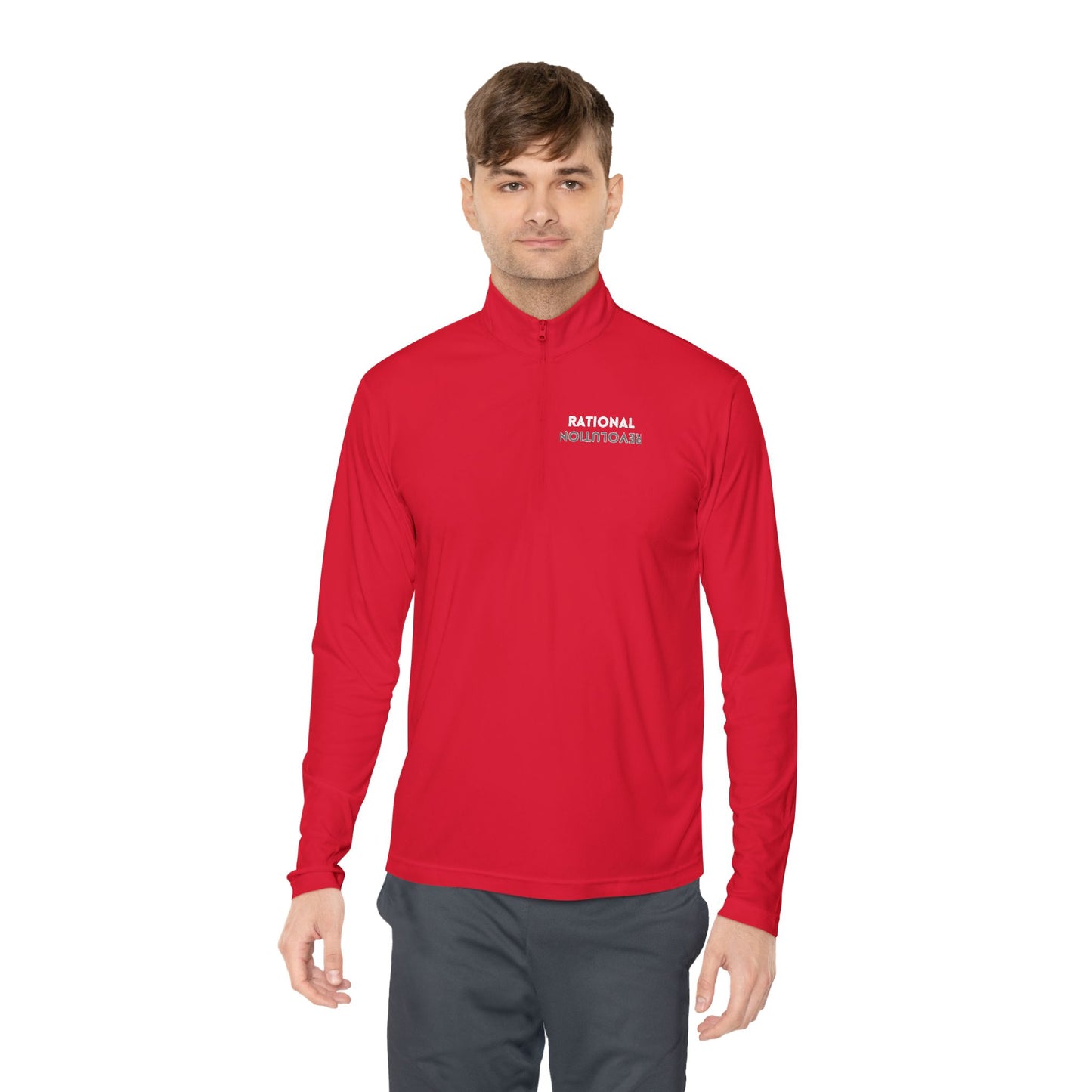 Rational Unisex Quarter-Zip Pullover - Comfortable, Casual Layer for Everyday Adventures