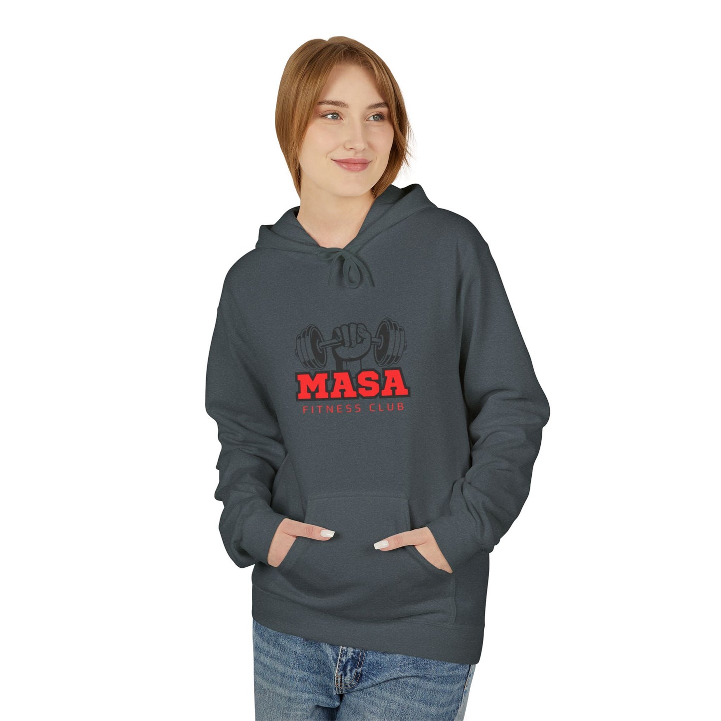 MASA Fitness Club (Make America Safe Again) Fleece Hoodie | Workout Hoodie, Gym Apparel, Unisex Sweatshirt, Fitness Gift, Activewear