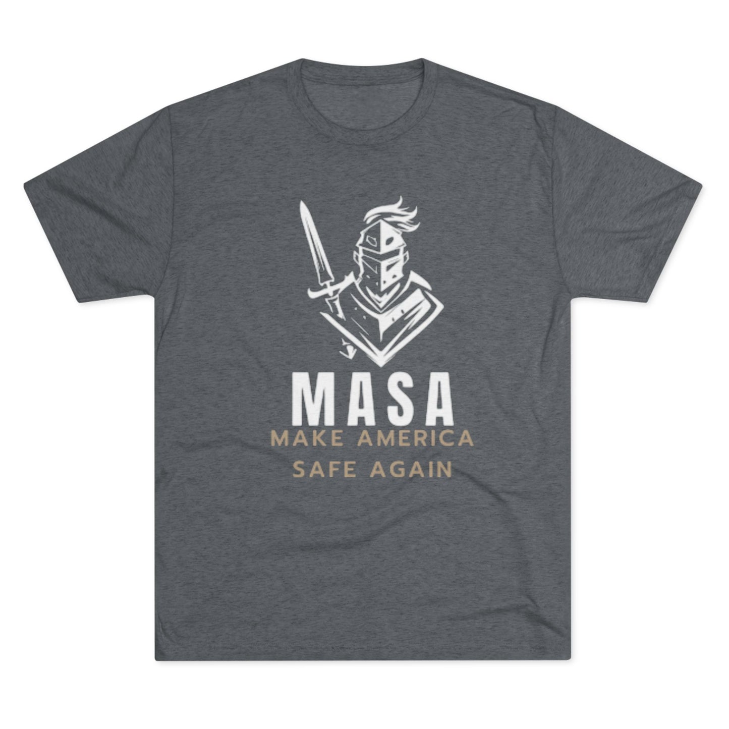 MASA KNIGHT Unisex Tee - Bold Graphic Tee, Unique Statement Shirt, Perfect for Casual Outings, Gifts, Political Events, Everyday Wear