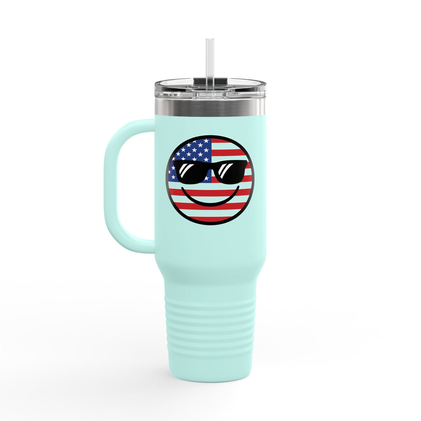 HAPPY, COOL & PATRIOTIC Insulated Travel Mug - 40oz