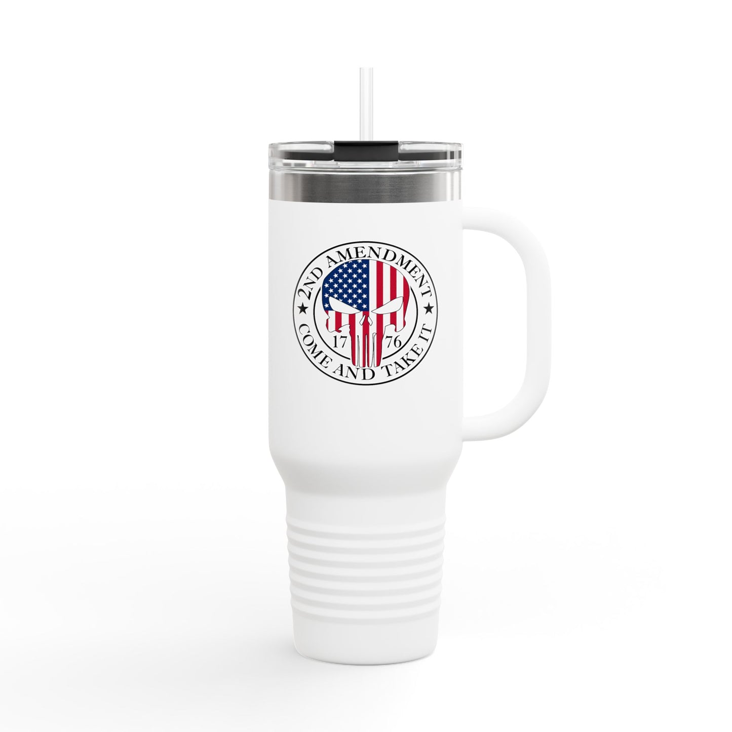 2nd AMENDMENT Insulated Travel Mug - 40oz - Perfect Gift for Patriots
