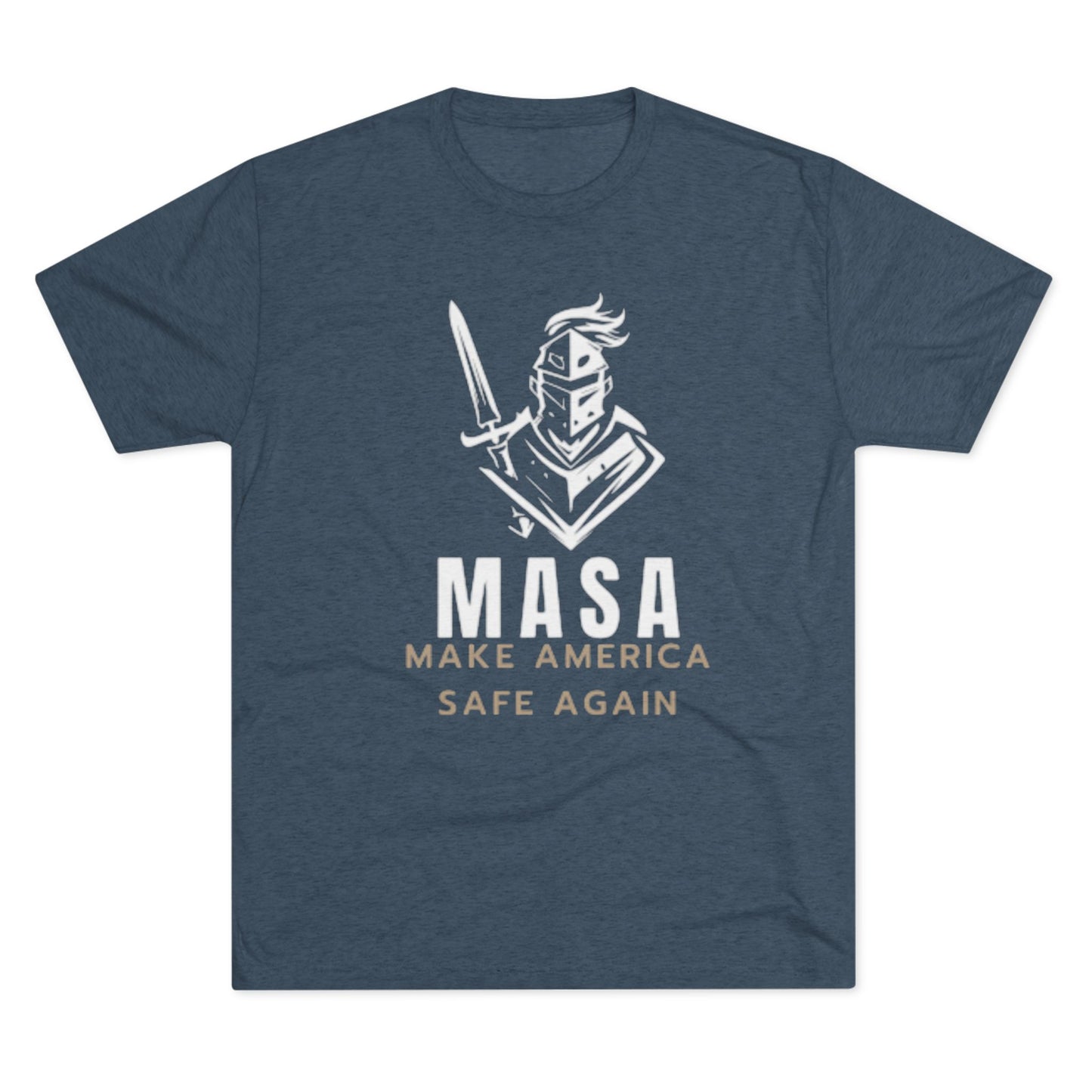 MASA KNIGHT Unisex Tee - Bold Graphic Tee, Unique Statement Shirt, Perfect for Casual Outings, Gifts, Political Events, Everyday Wear