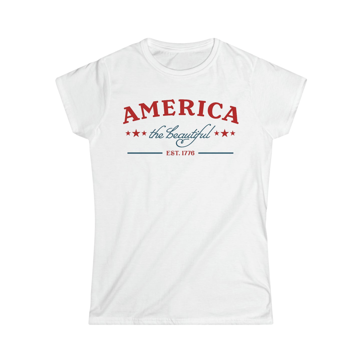 America the Beautiful - Women's Softstyle Tee
