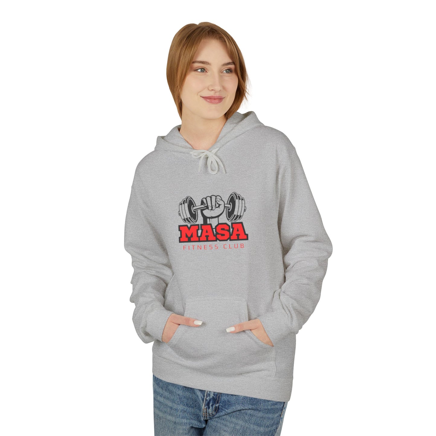 MASA Fitness Club (Make America Safe Again) Fleece Hoodie | Workout Hoodie, Gym Apparel, Unisex Sweatshirt, Fitness Gift, Activewear