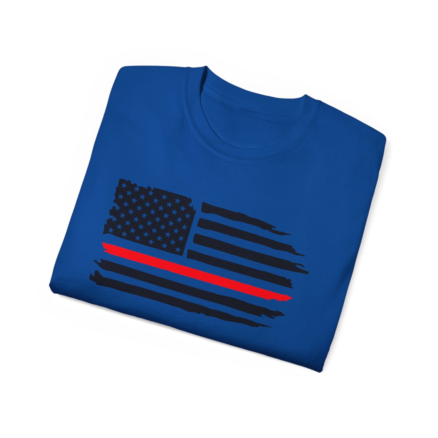 Patriotic Unisex Ultra Cotton Tee - Support Your Heroes
