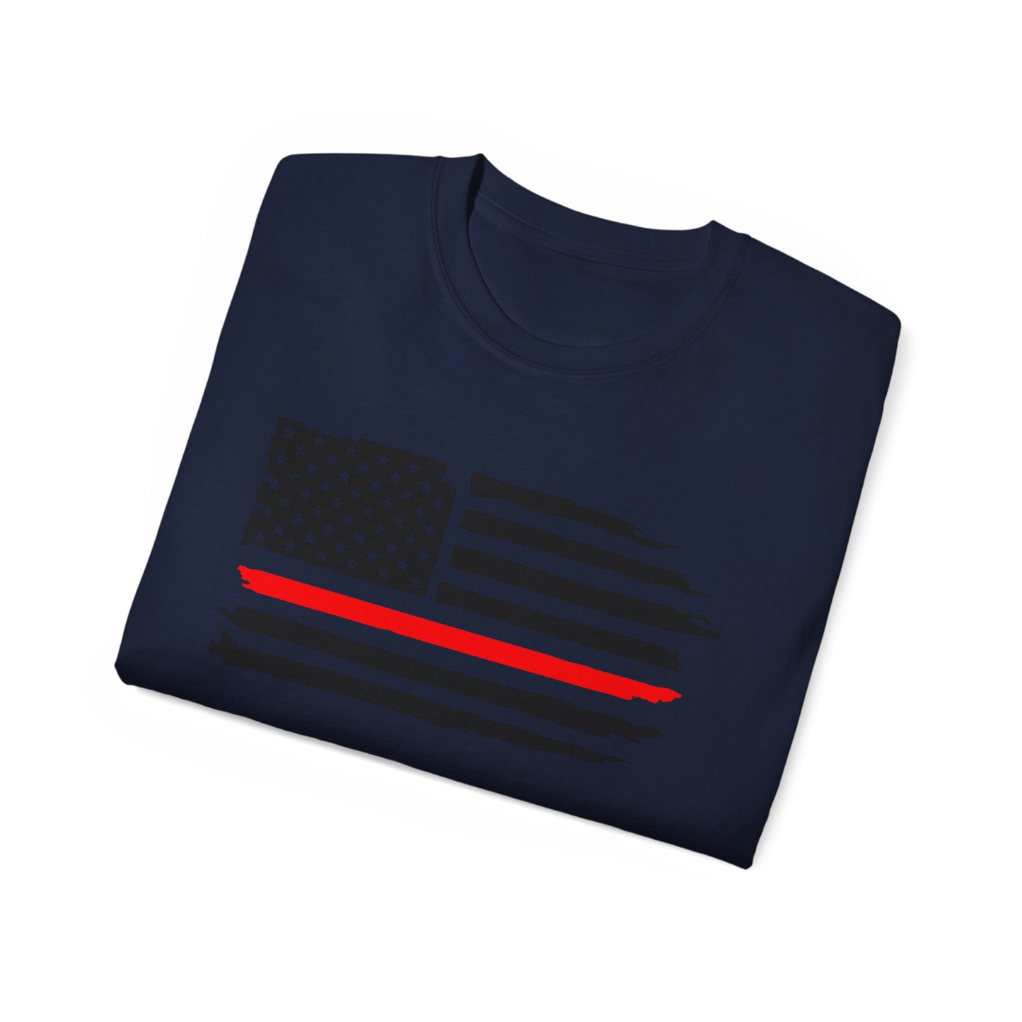 Patriotic Unisex Ultra Cotton Tee - Support Your Heroes