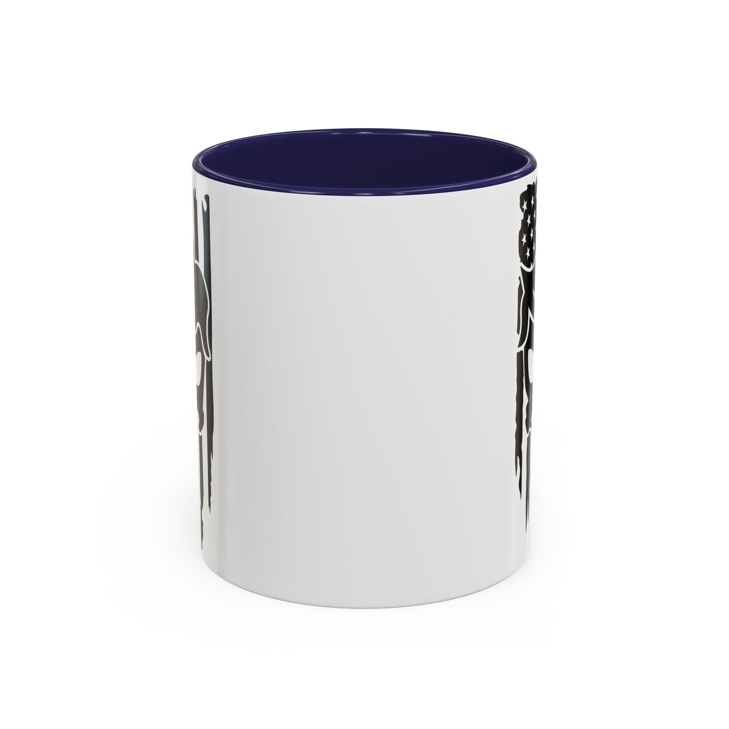 Patriotic Skull Coffee Mug - 11oz & 15oz Black-Handled Cups