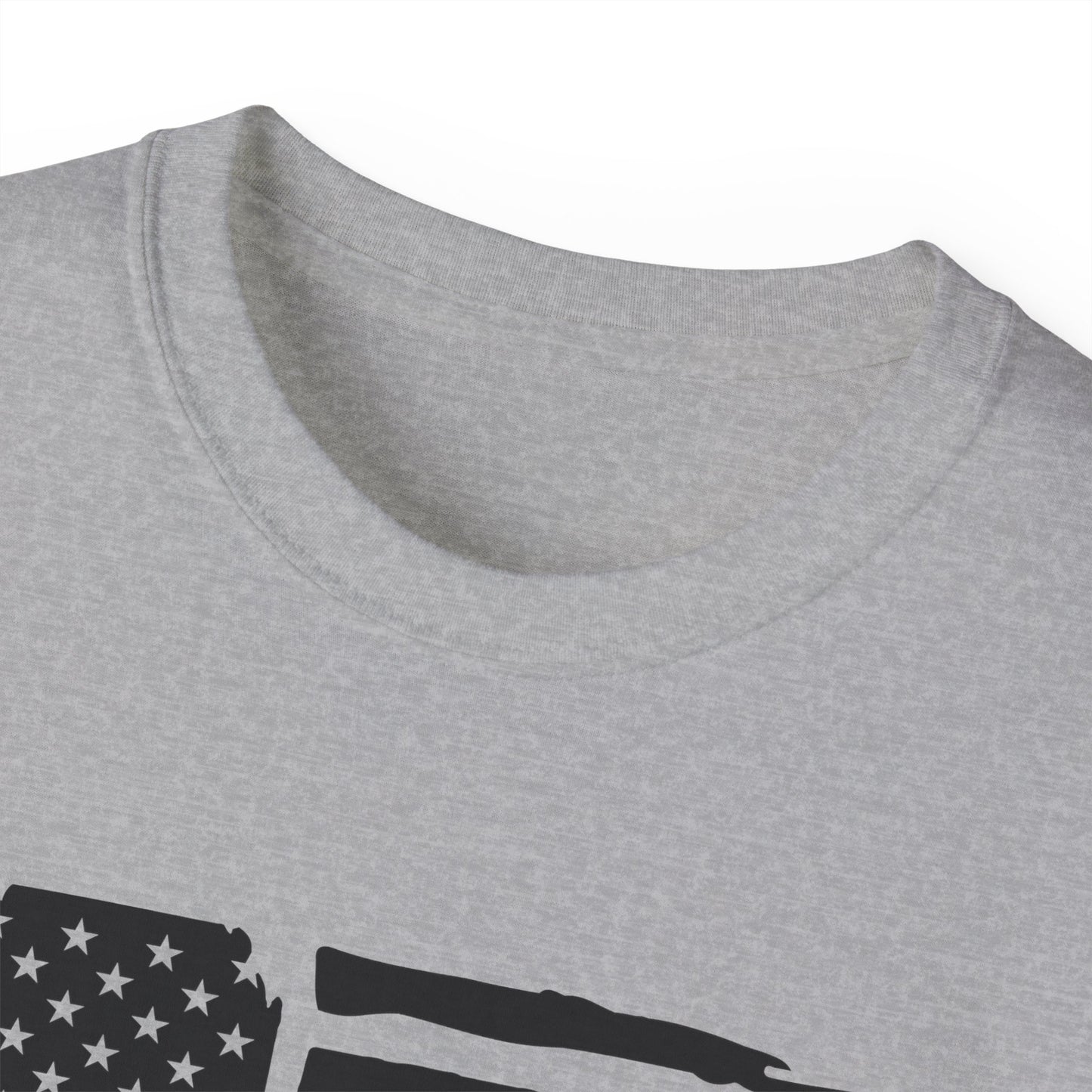 Patriotic Unisex Ultra Cotton Tee - Support Your Heroes
