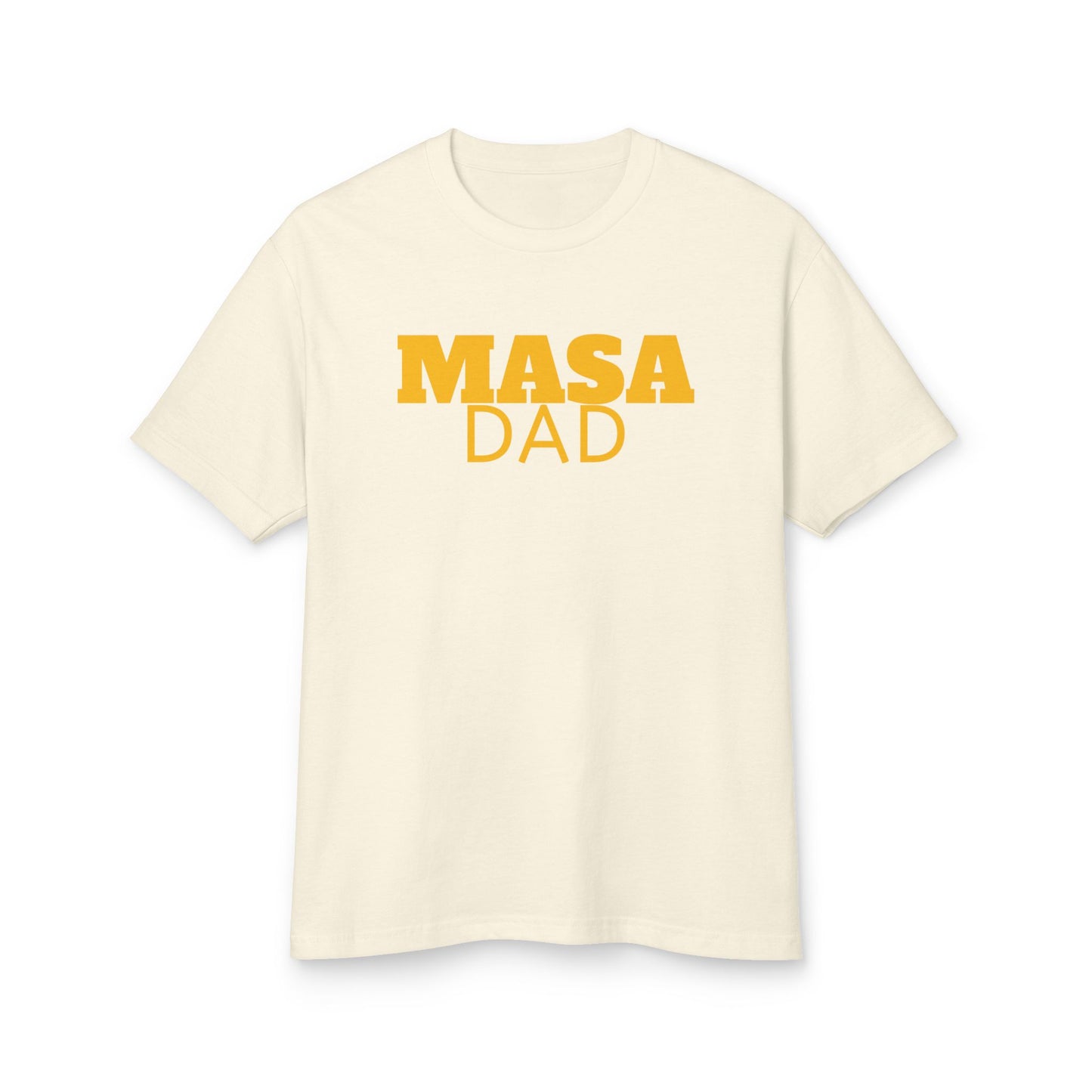 Masa Dad Unisex Heavyweight Cotton Tee - Perfect Gift for Father's Day & Casual Wear
