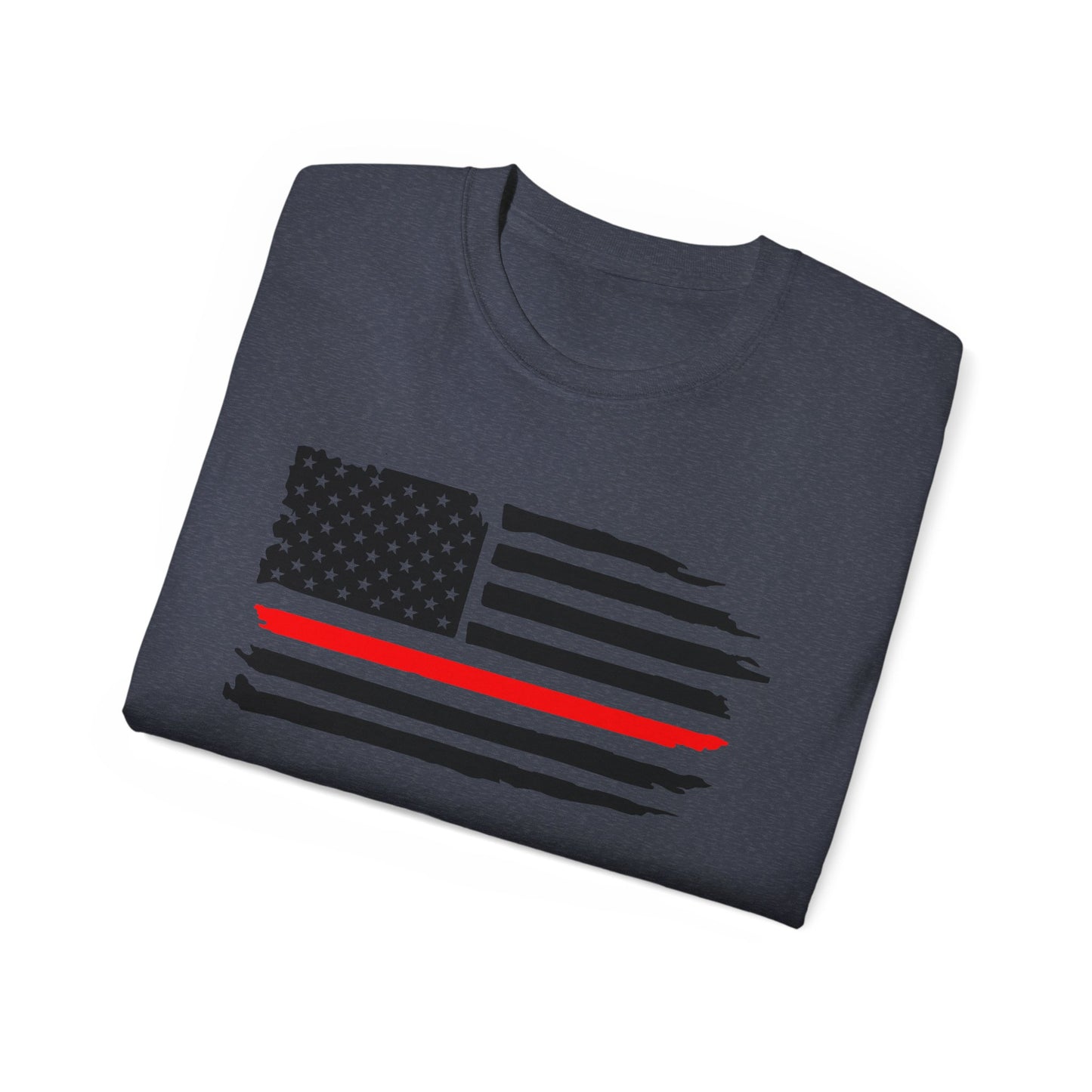 Patriotic Unisex Ultra Cotton Tee - Support Your Heroes