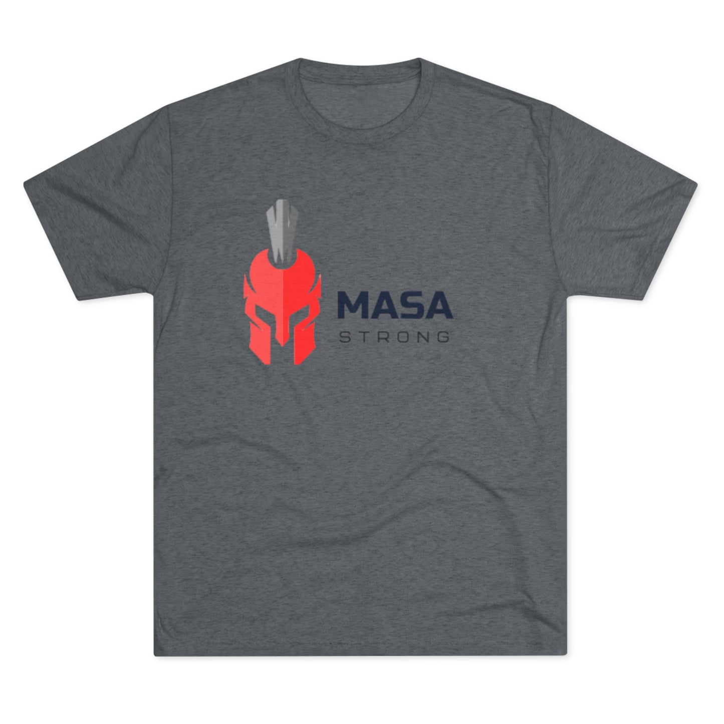 MASA STRONG - Tri-Blend Crew Tee, Fitness Apparel, Gym Shirt, Motivational T-Shirt, Casual Wear, Gift for Athletes