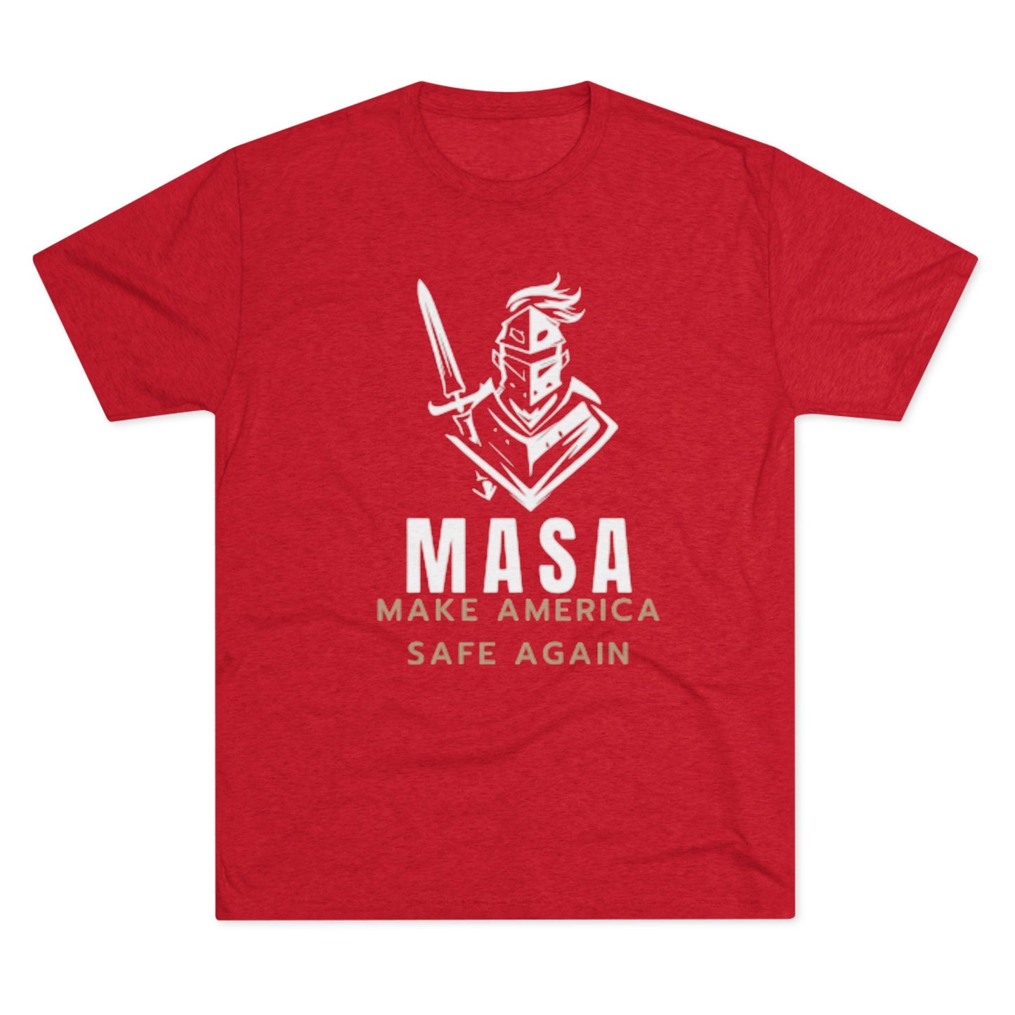 MASA KNIGHT Unisex Tee - Bold Graphic Tee, Unique Statement Shirt, Perfect for Casual Outings, Gifts, Political Events, Everyday Wear