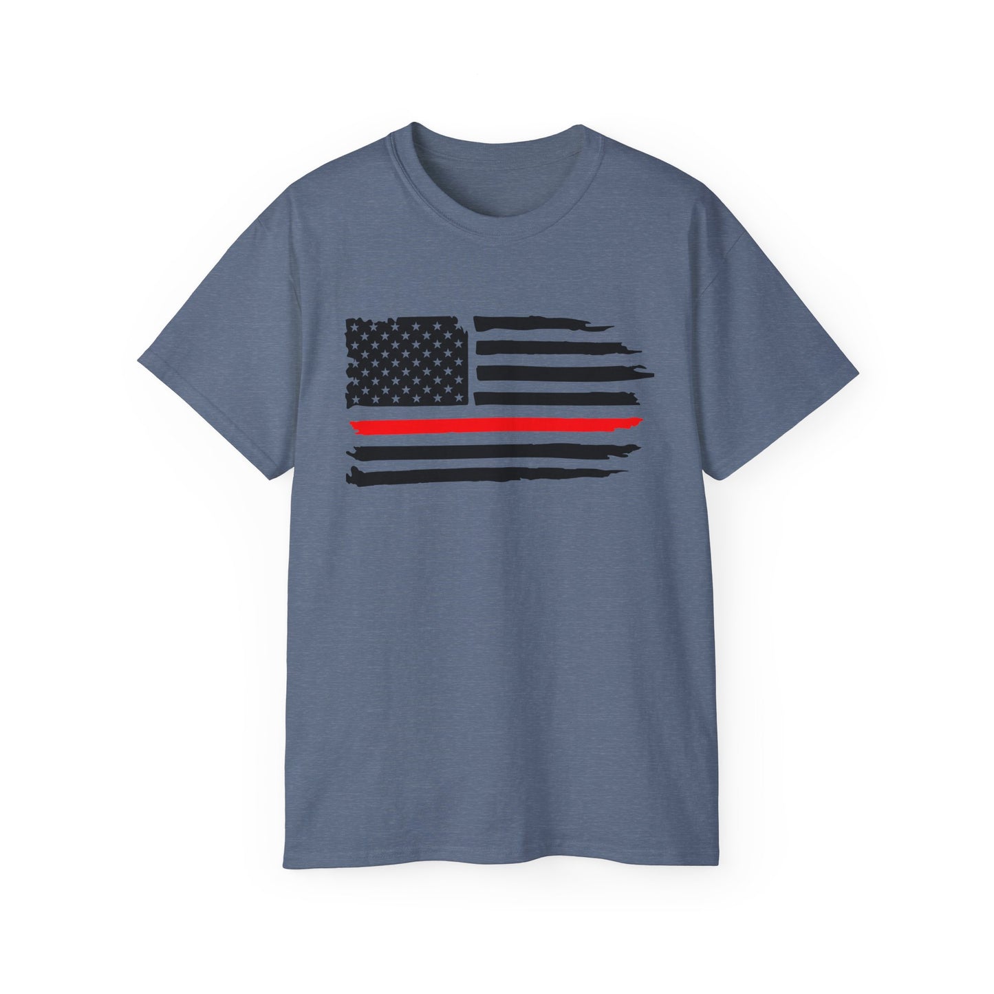 THIN RED LINE - Unisex Ultra Cotton Tee - Support Your FIRE Heroes
