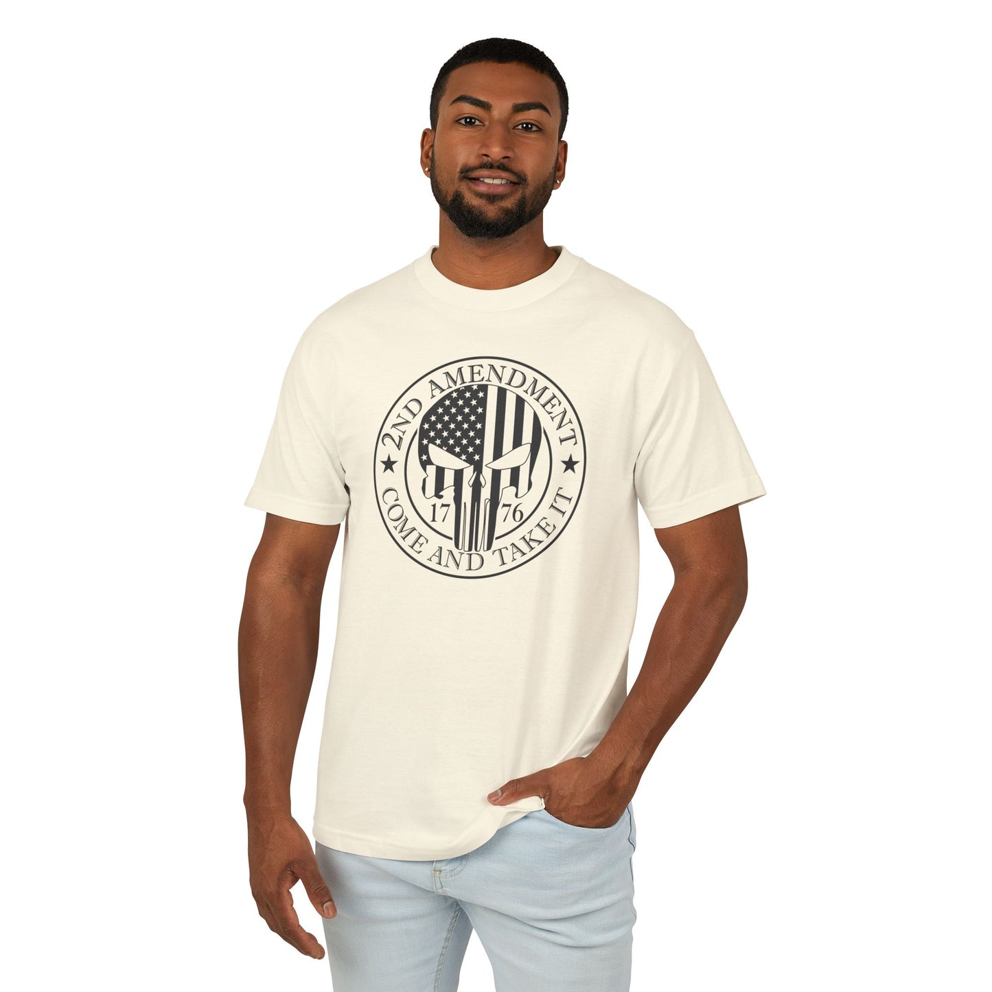 Patriotic 2nd Amendment Tee - Unisex Heavyweight Cotton Shirt for Freedom Lovers