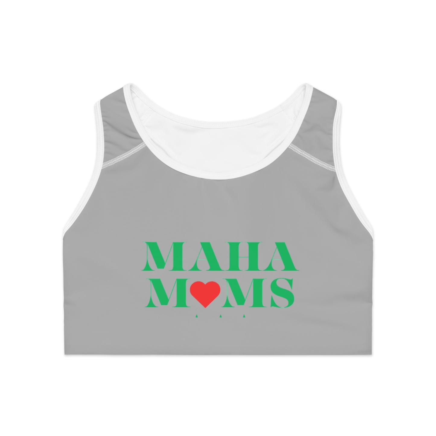 MAHA MOMS - Chic Sports Bra | Stylish Athletic Wear, Gift for Fitness Enthusiasts, Comfortable Activewear, Workout Essential, Mother's Day Gift