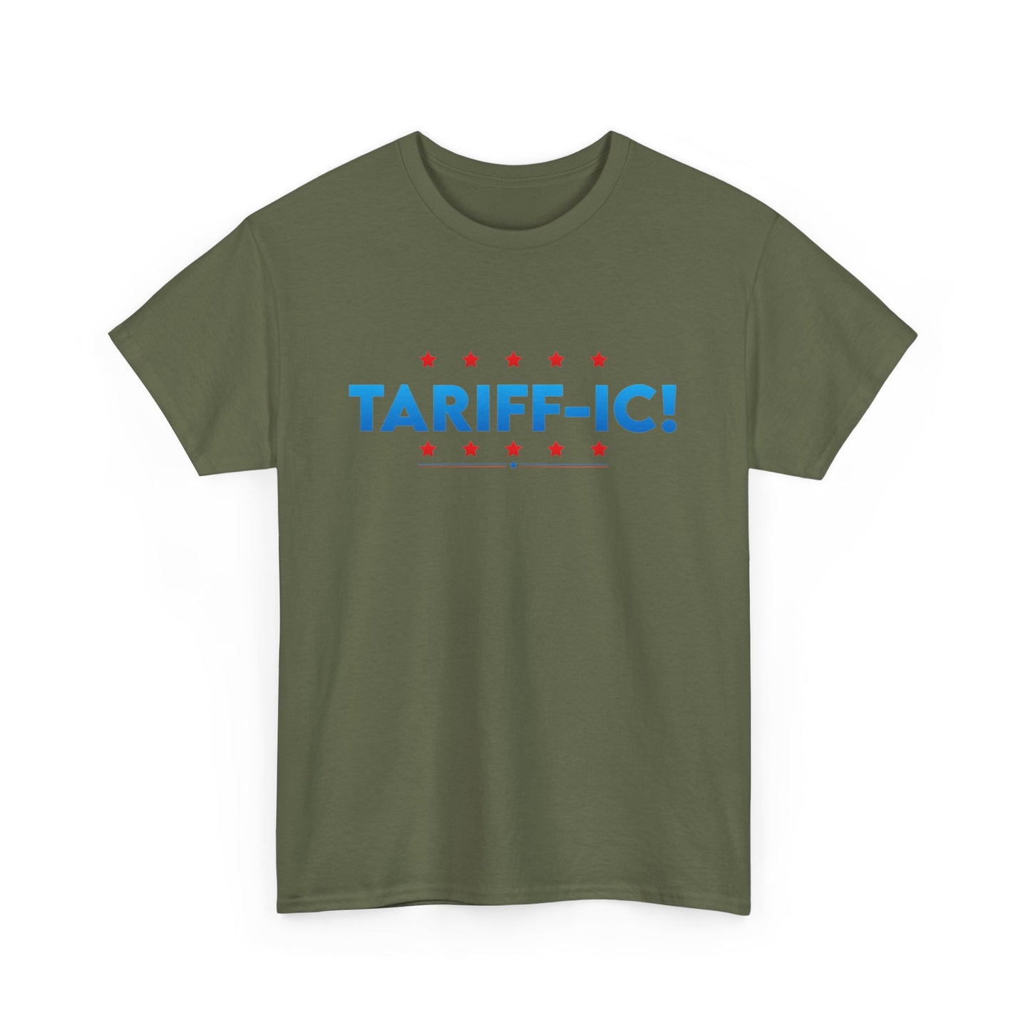 TARIFFF-IC! Patriotic Unisex Heavy Cotton Graphic Tee