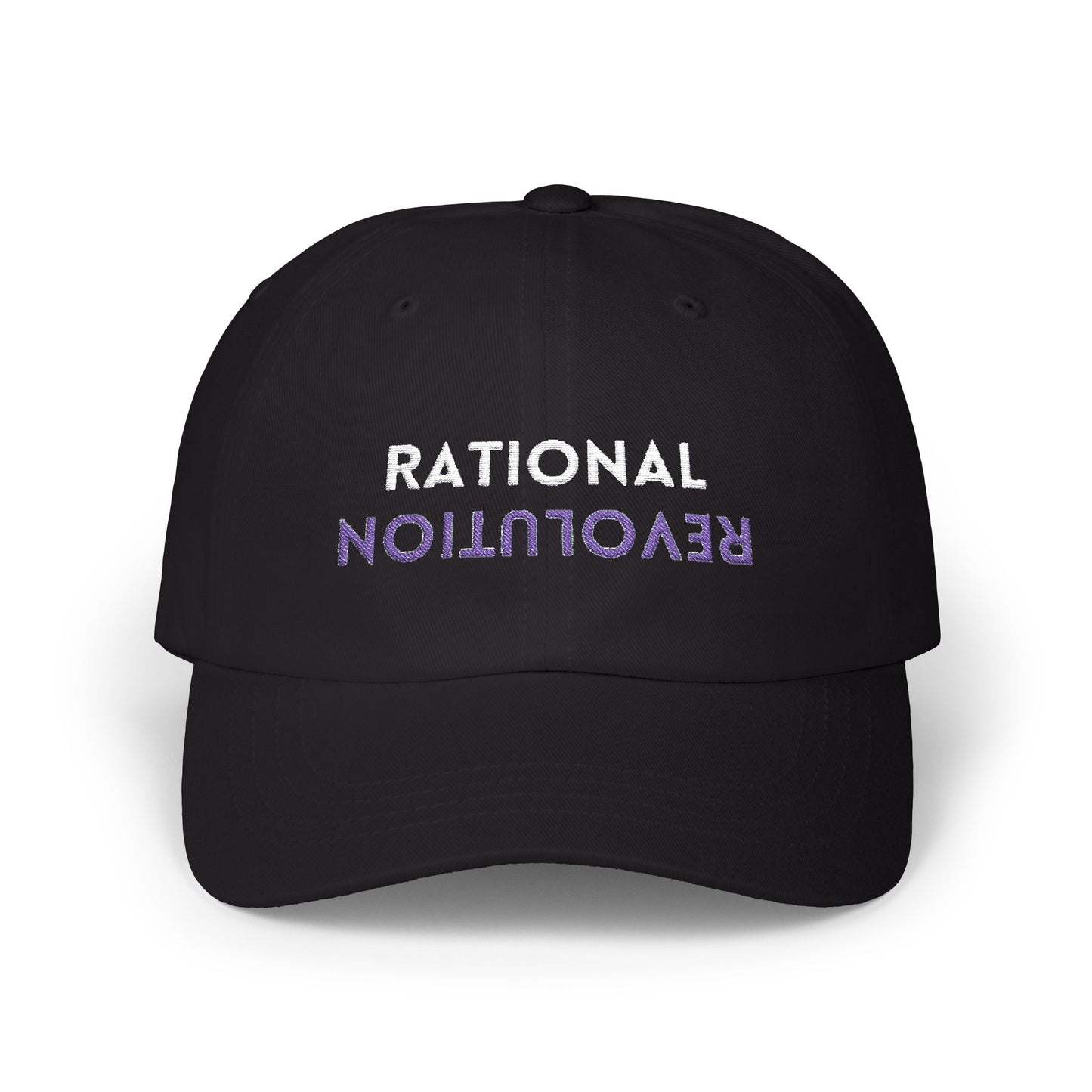 RATIONAL REVOLUTION (The Common Sense Evolution) CAP, Perfect Gift for Fathers, Casual Outfits, Everyday Wear, Adjustable White Hat