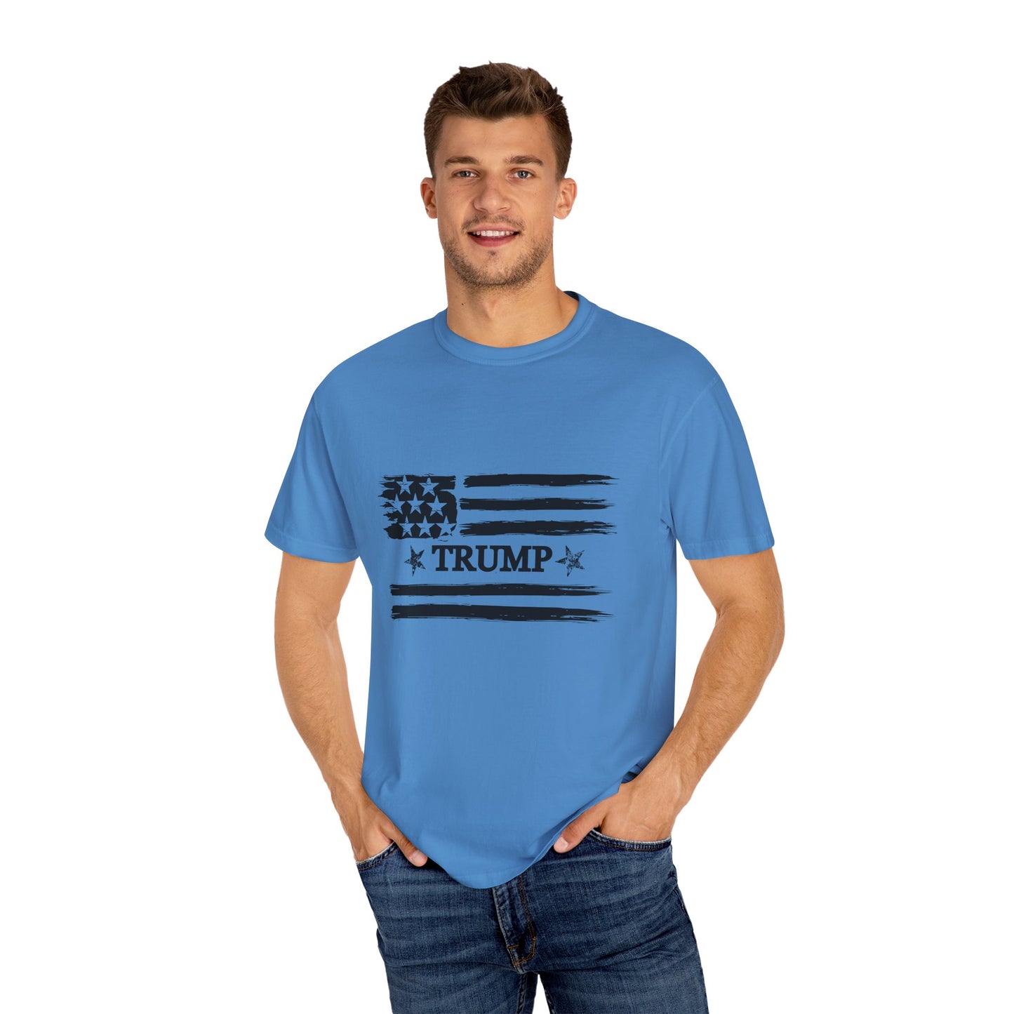 TRUMP FLAG - Unisex Garment-Dyed T-shirt