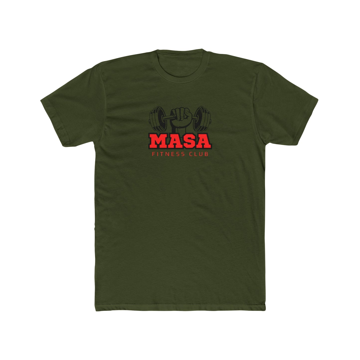 MASA Fitness Club (Make America Safe Again) - Unisex Cotton Crew Tee, Gym Shirt, Workout Apparel, Mens or Womens Tee, Fitness Gift, Motivational Tee