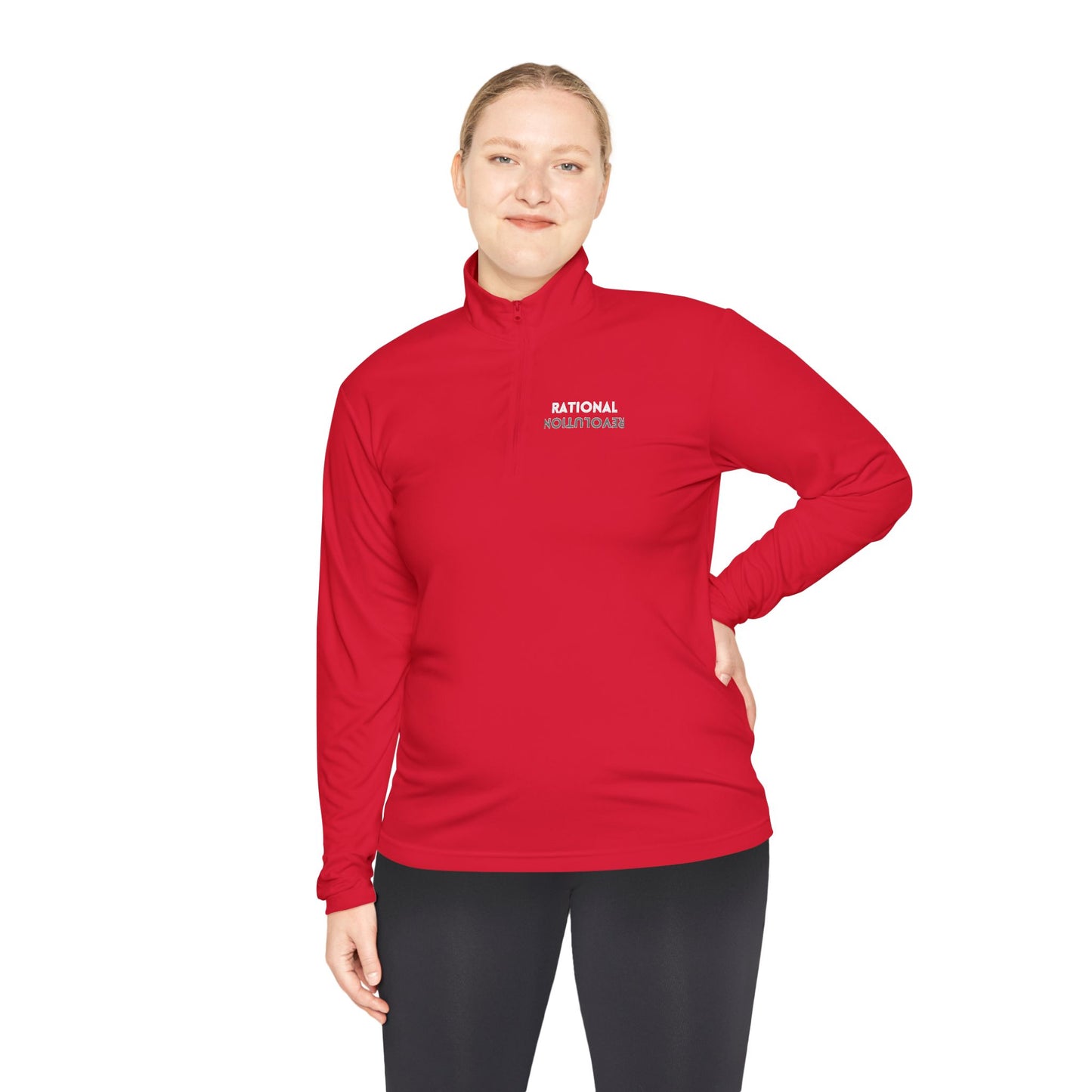 Rational Unisex Quarter-Zip Pullover - Comfortable, Casual Layer for Everyday Adventures