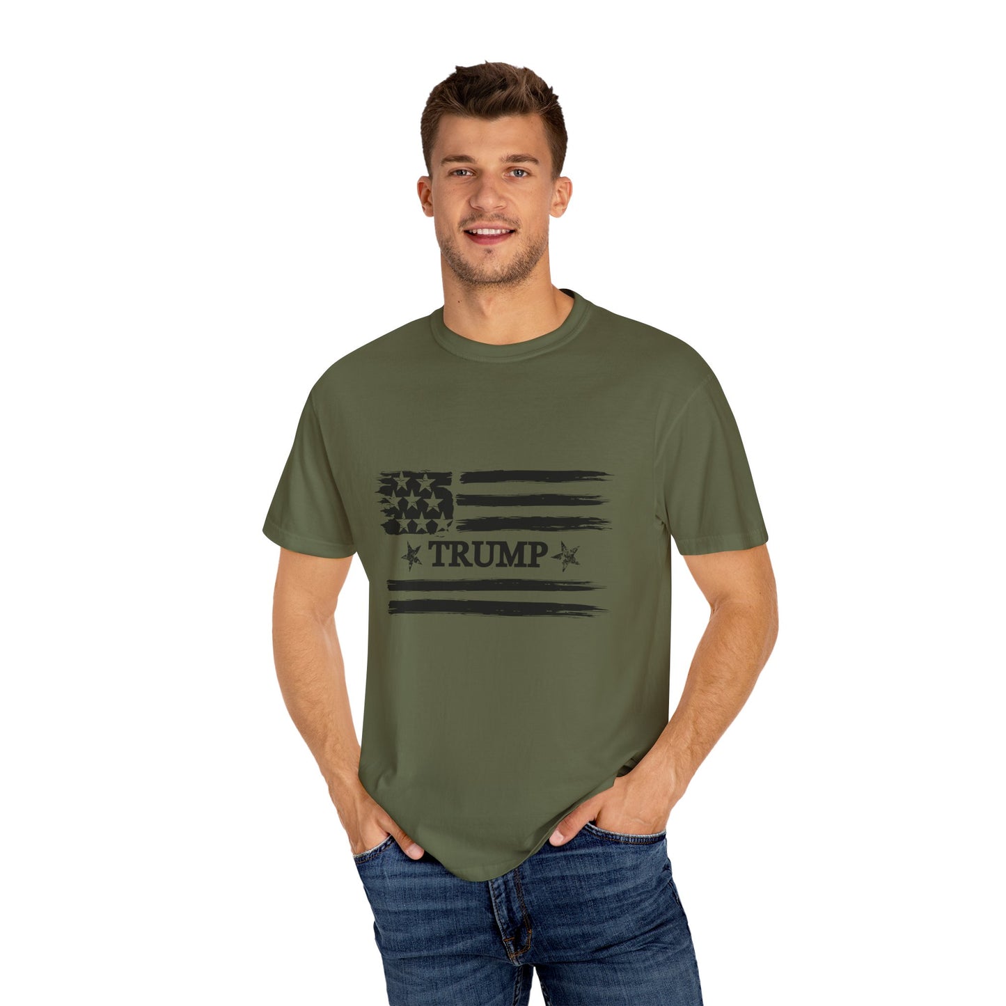 TRUMP FLAG - Unisex Garment-Dyed T-shirt