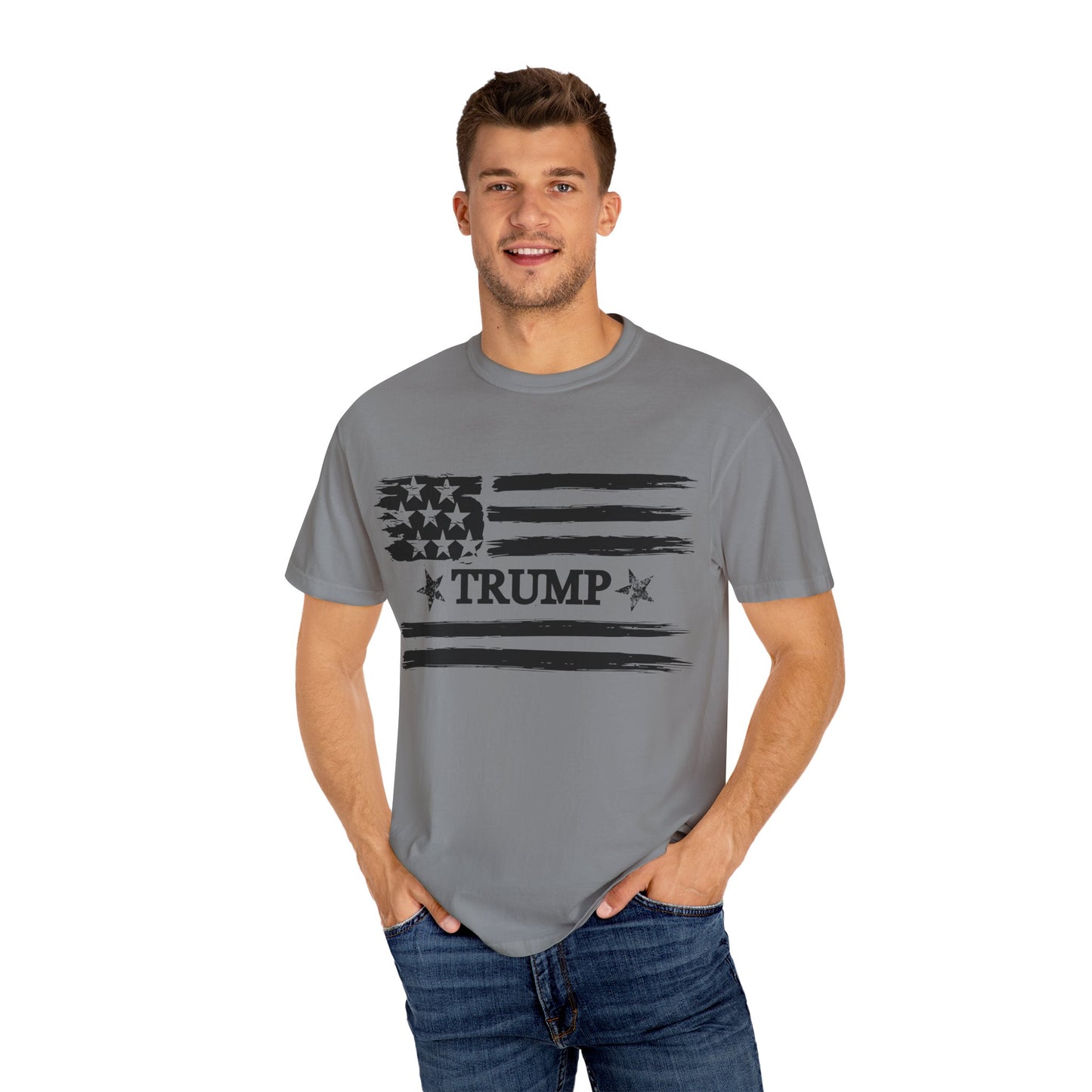 TRUMP FLAG - Unisex Garment-Dyed T-shirt