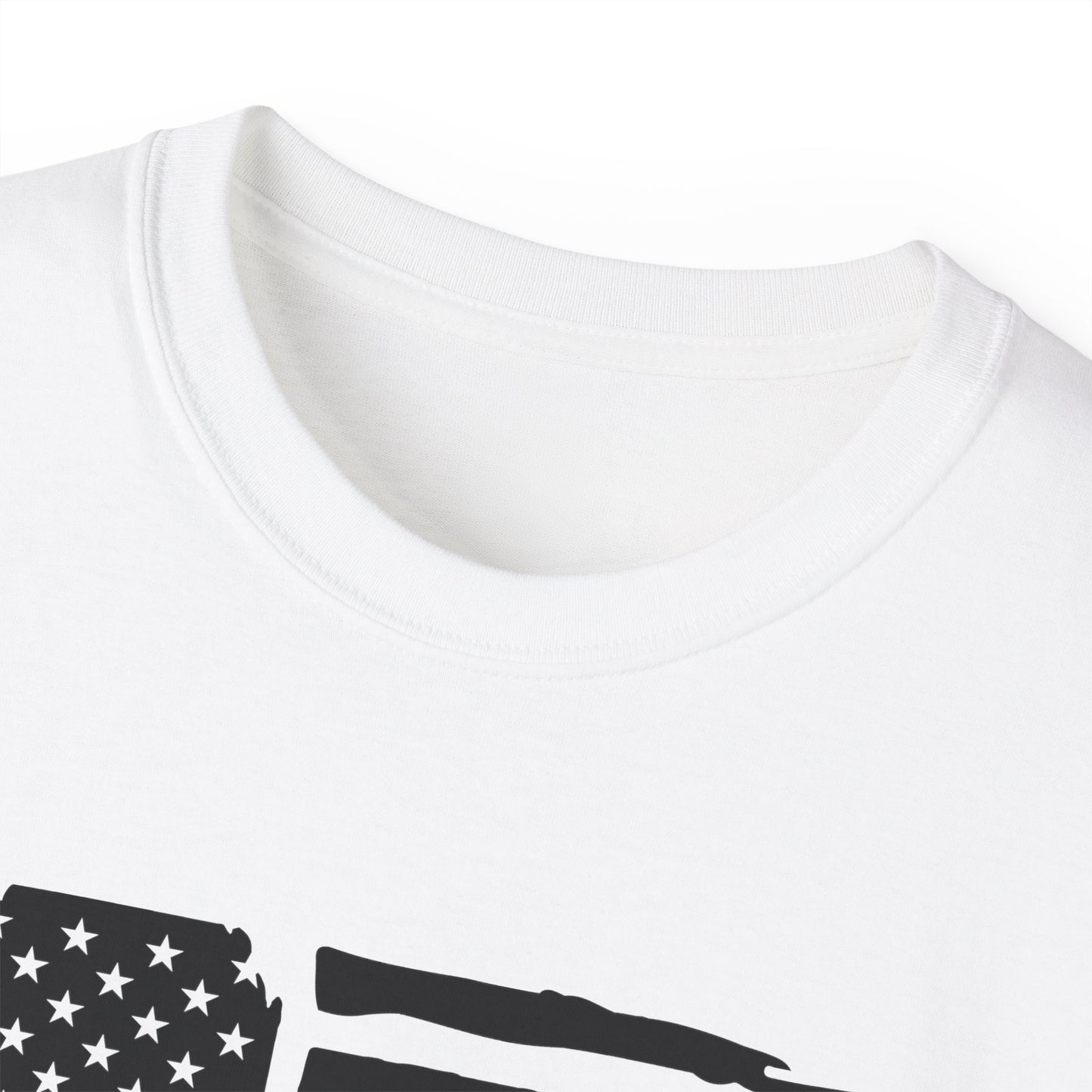Patriotic Unisex Ultra Cotton Tee - Support Your Heroes