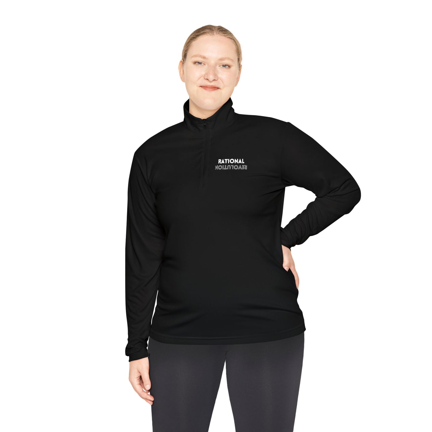 Rational Unisex Quarter-Zip Pullover - Comfortable, Casual Layer for Everyday Adventures