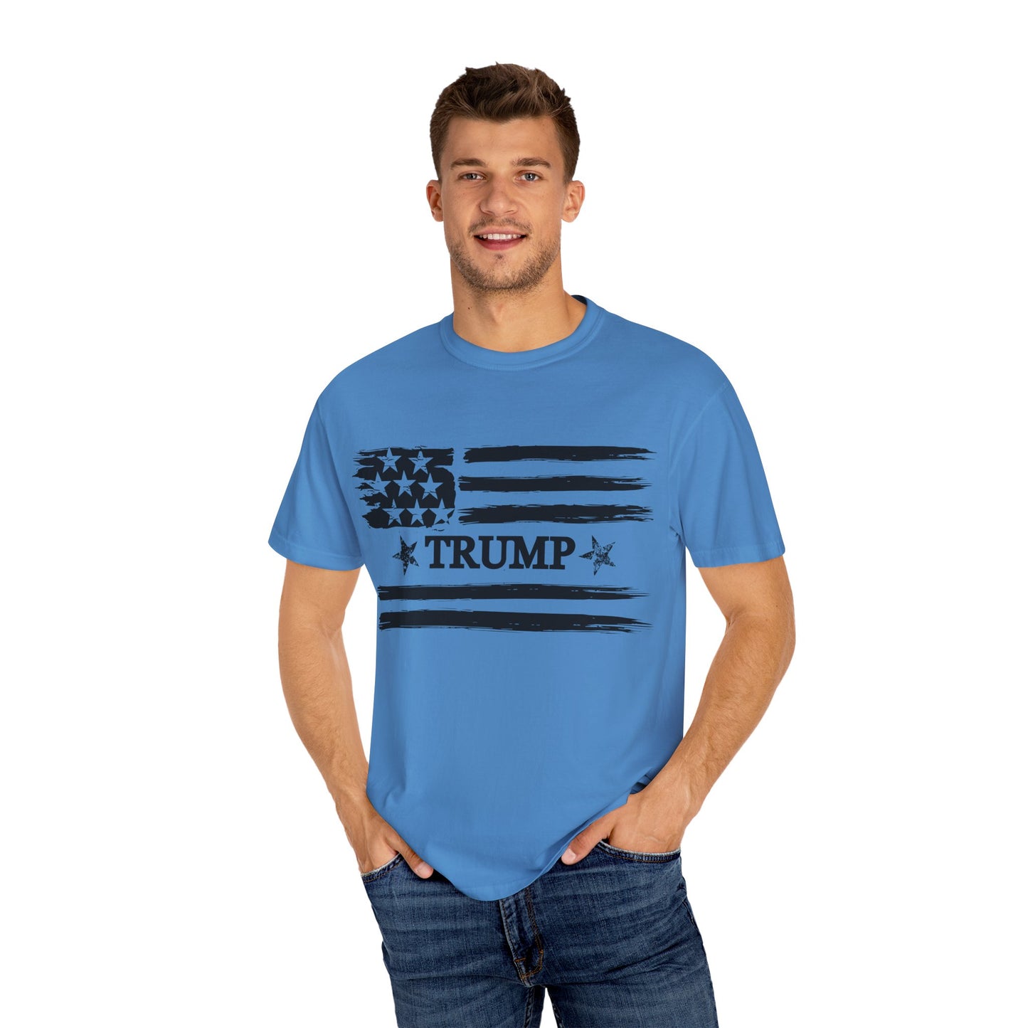 TRUMP FLAG - Unisex Garment-Dyed T-shirt