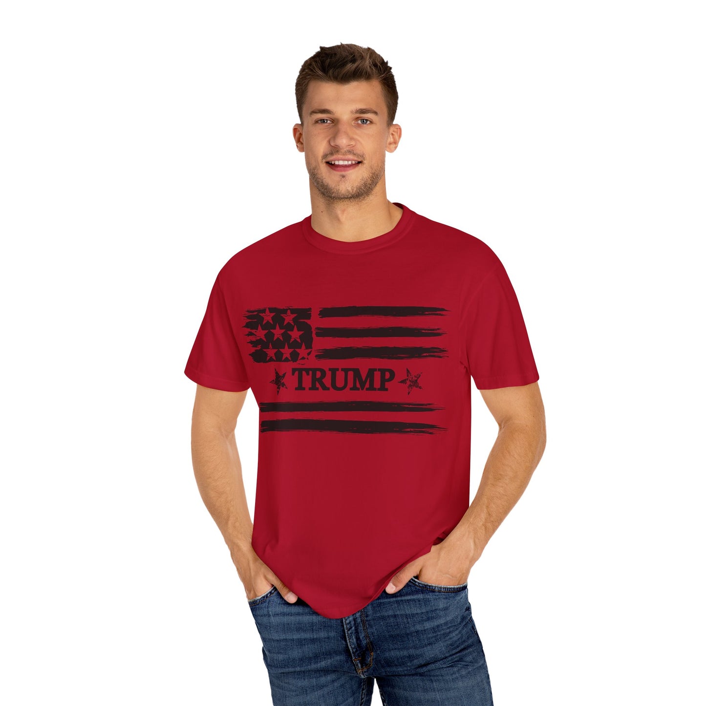 TRUMP FLAG - Unisex Garment-Dyed T-shirt