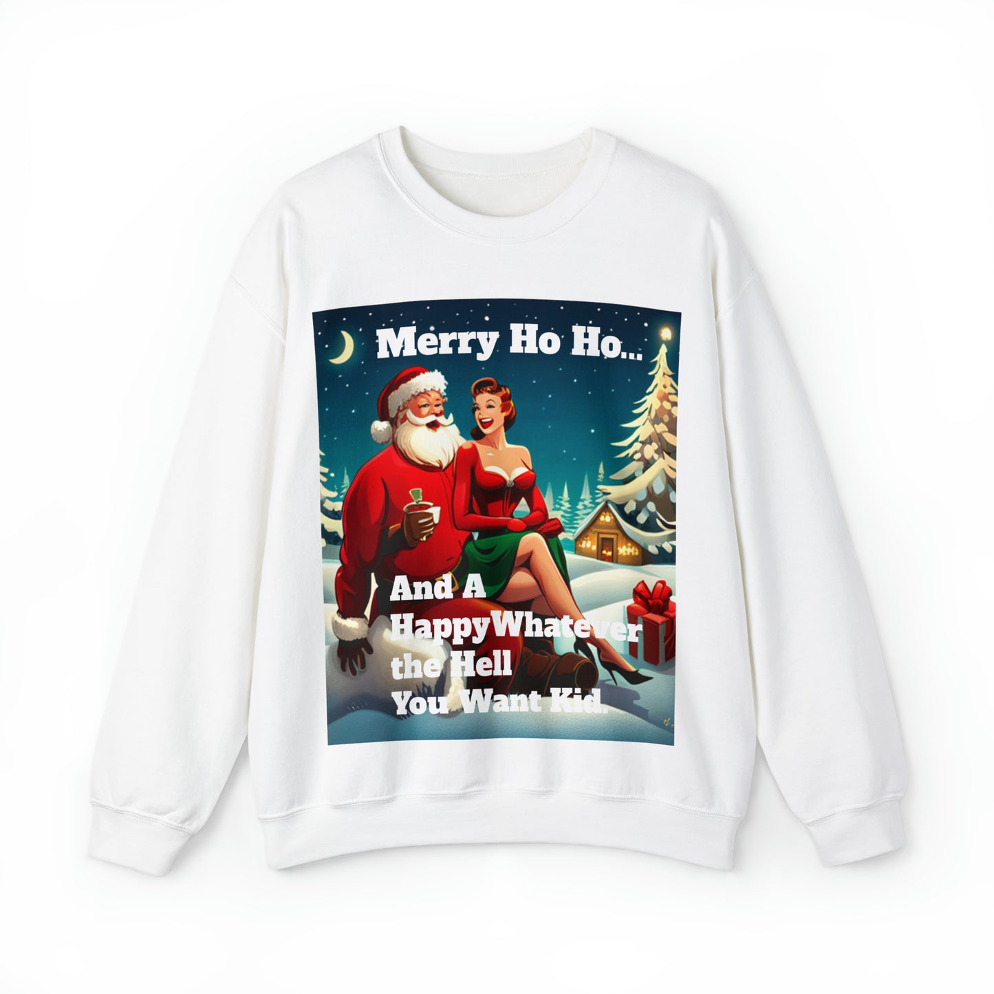 UGLY Merry Ho Ho Christmas Sweatshirt