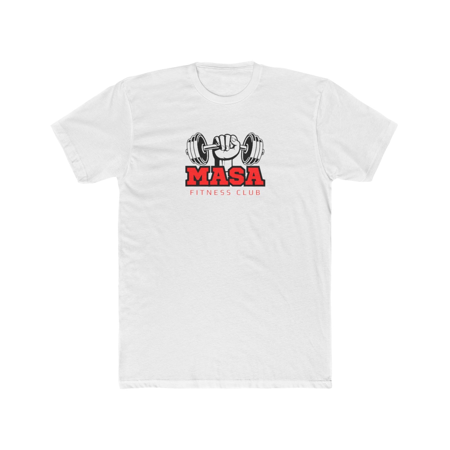 MASA Fitness Club (Make America Safe Again) - Unisex Cotton Crew Tee, Gym Shirt, Workout Apparel, Mens or Womens Tee, Fitness Gift, Motivational Tee