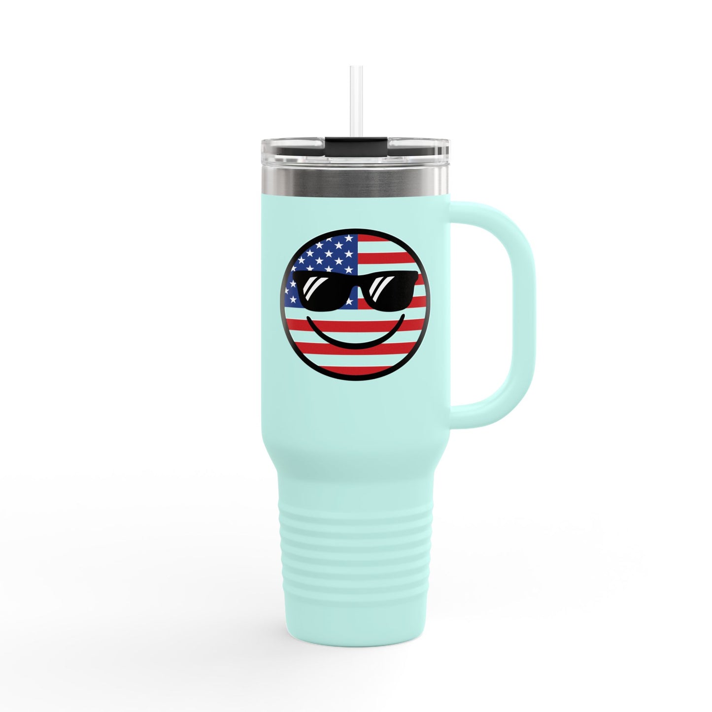 HAPPY, COOL & PATRIOTIC Insulated Travel Mug - 40oz