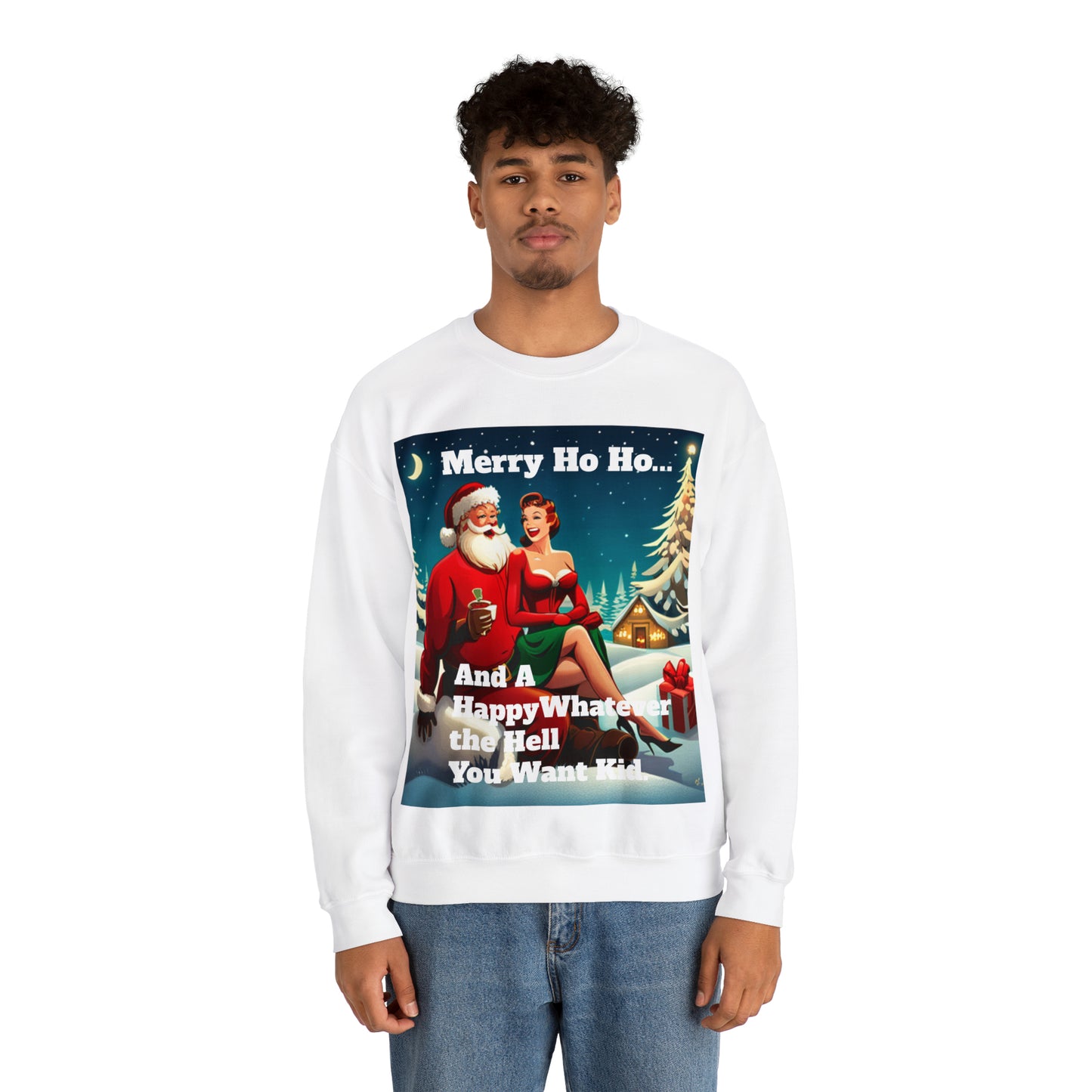 UGLY Merry Ho Ho Christmas Sweatshirt