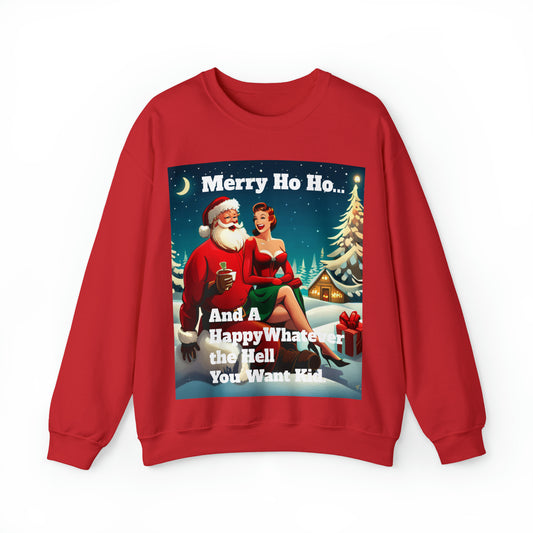 UGLY Merry Ho Ho Christmas Sweatshirt