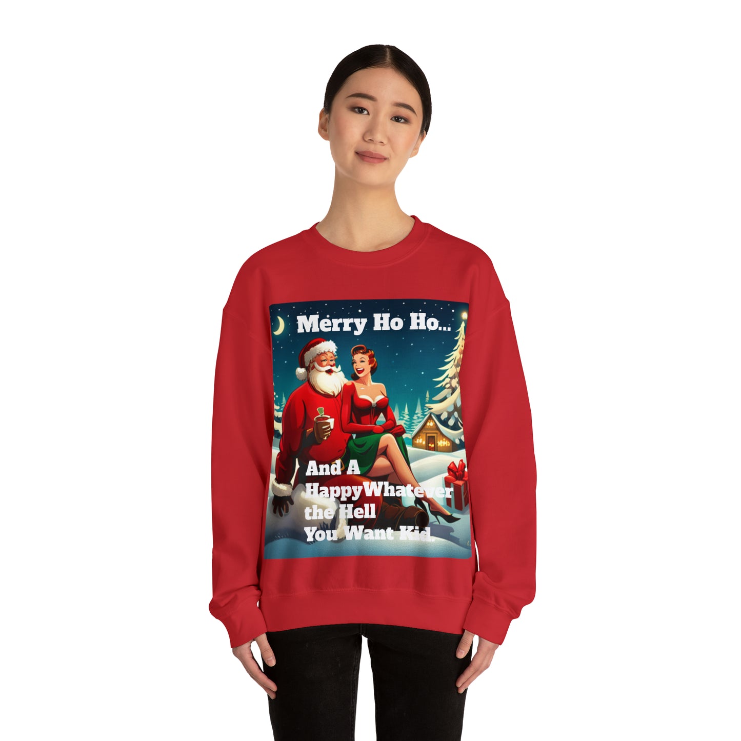 UGLY Merry Ho Ho Christmas Sweatshirt