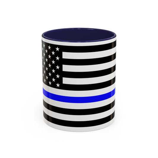 Thin Blue Line Coffee Mug (11, 15oz)