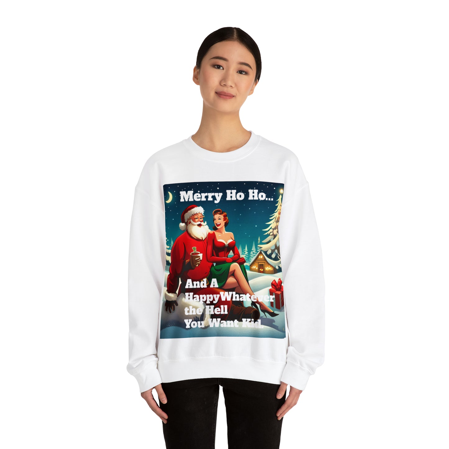 UGLY Merry Ho Ho Christmas Sweatshirt