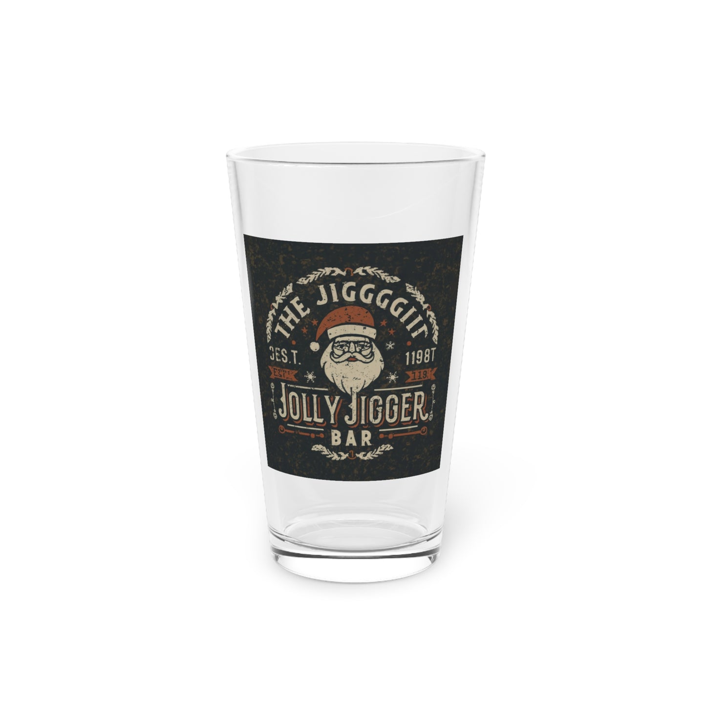 Jolly Jigger Pint Glass, 16oz