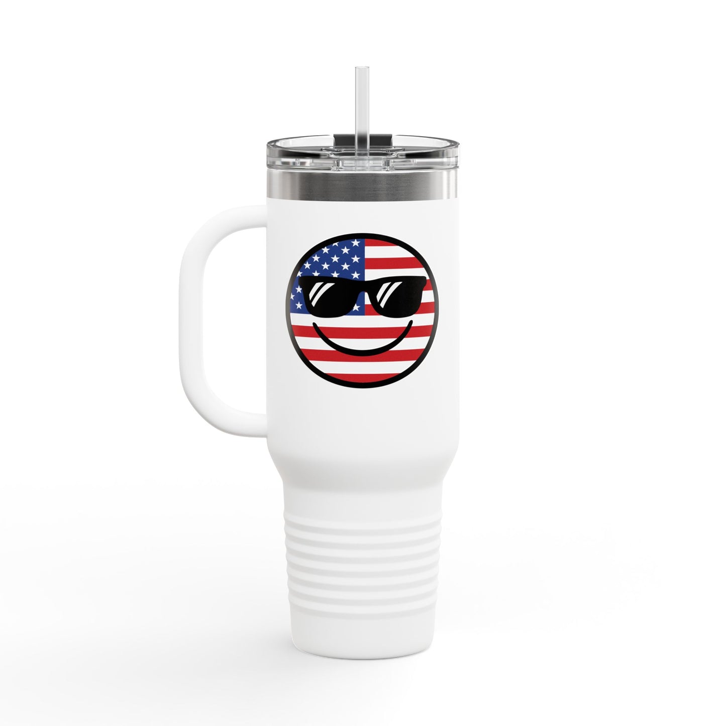 HAPPY, COOL & PATRIOTIC Insulated Travel Mug - 40oz